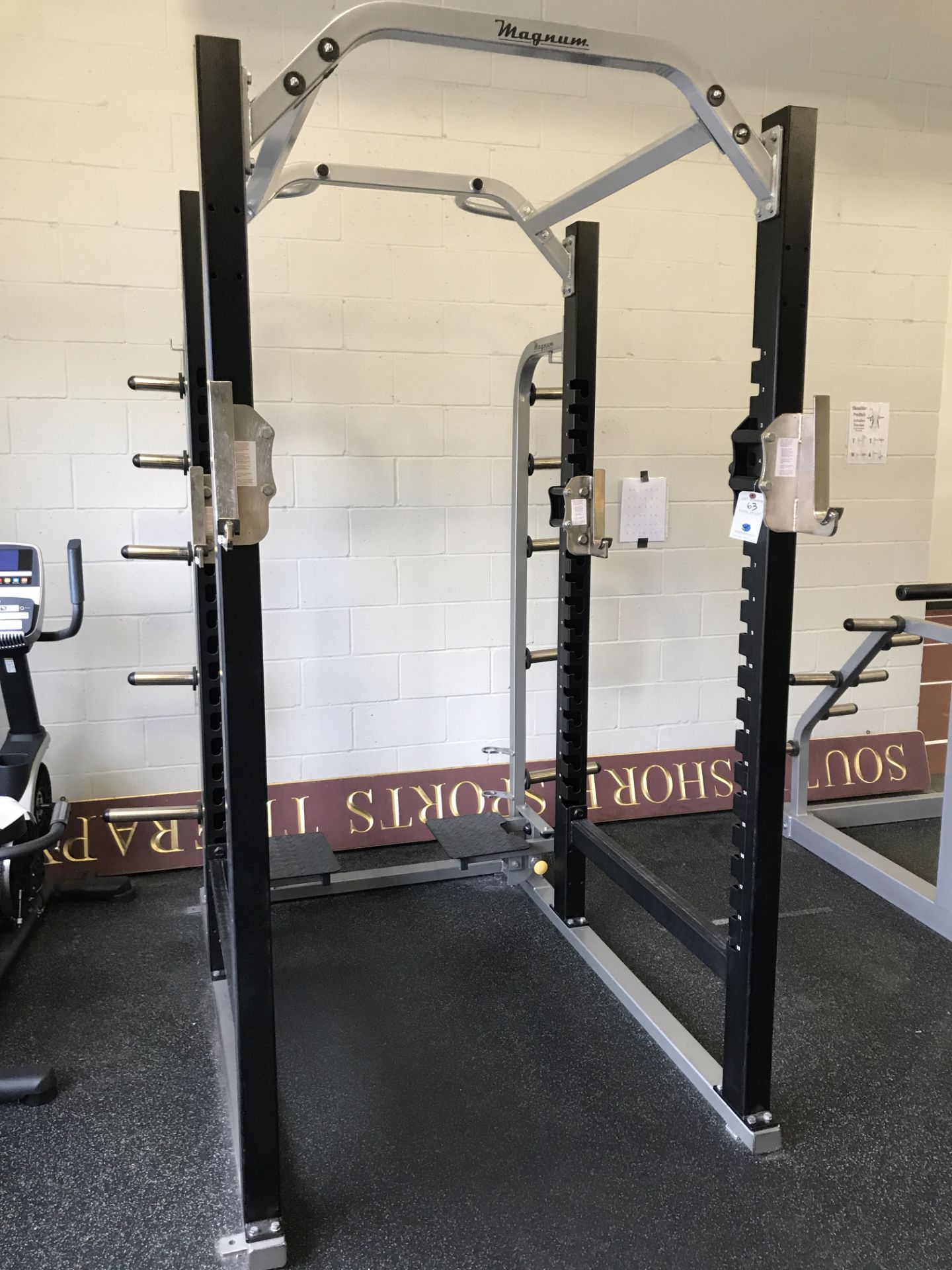 Magnum Super Power Rack with Storage, Reverse J Hooks #A47 NO BAR