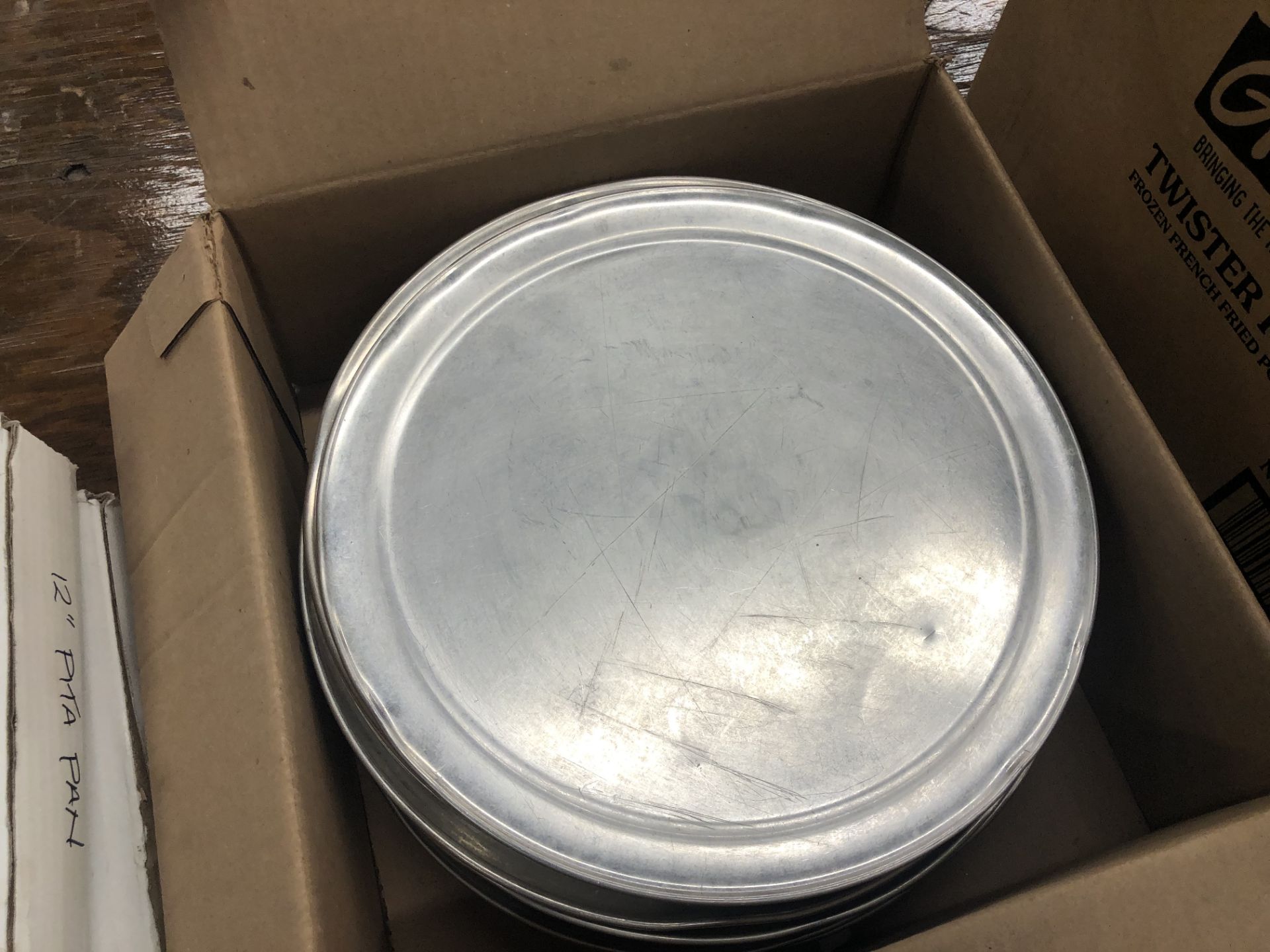 Approx.(30) 12" Pizza/Pita Trays (Approx. 20 NIB)