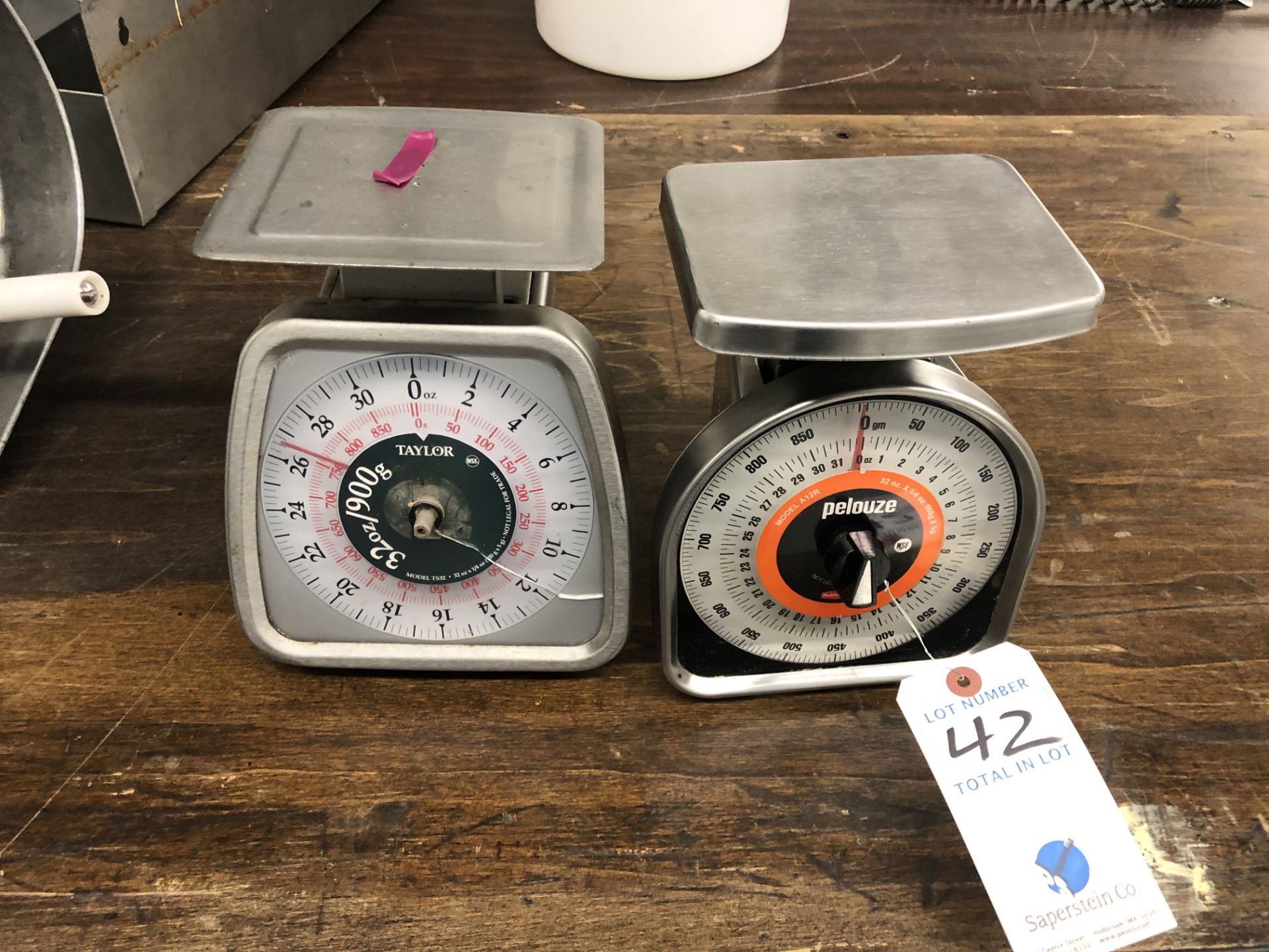 (2) Taylor & Palouze Food Portion Scales