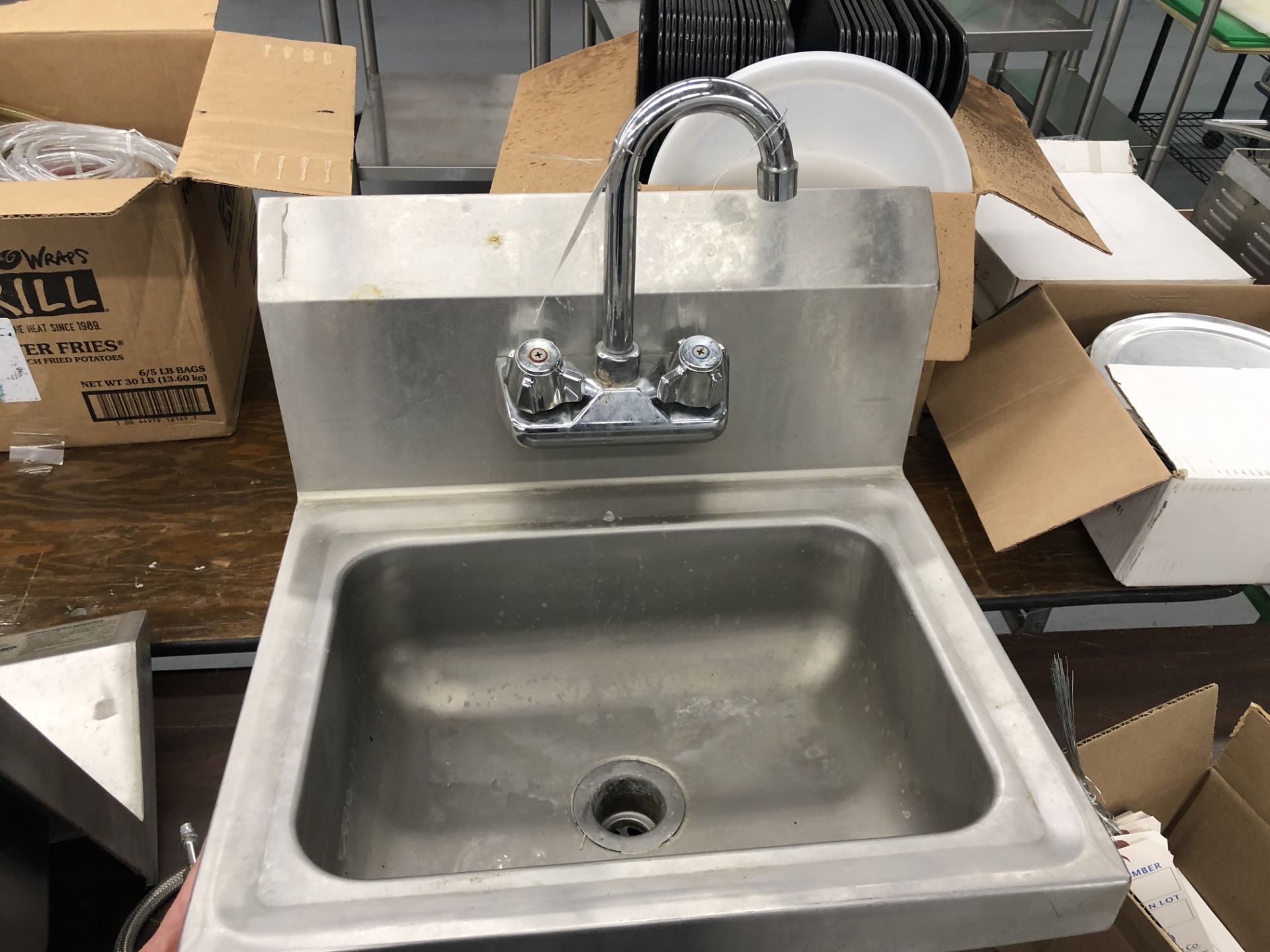 Single Compartment 17" SS Sink