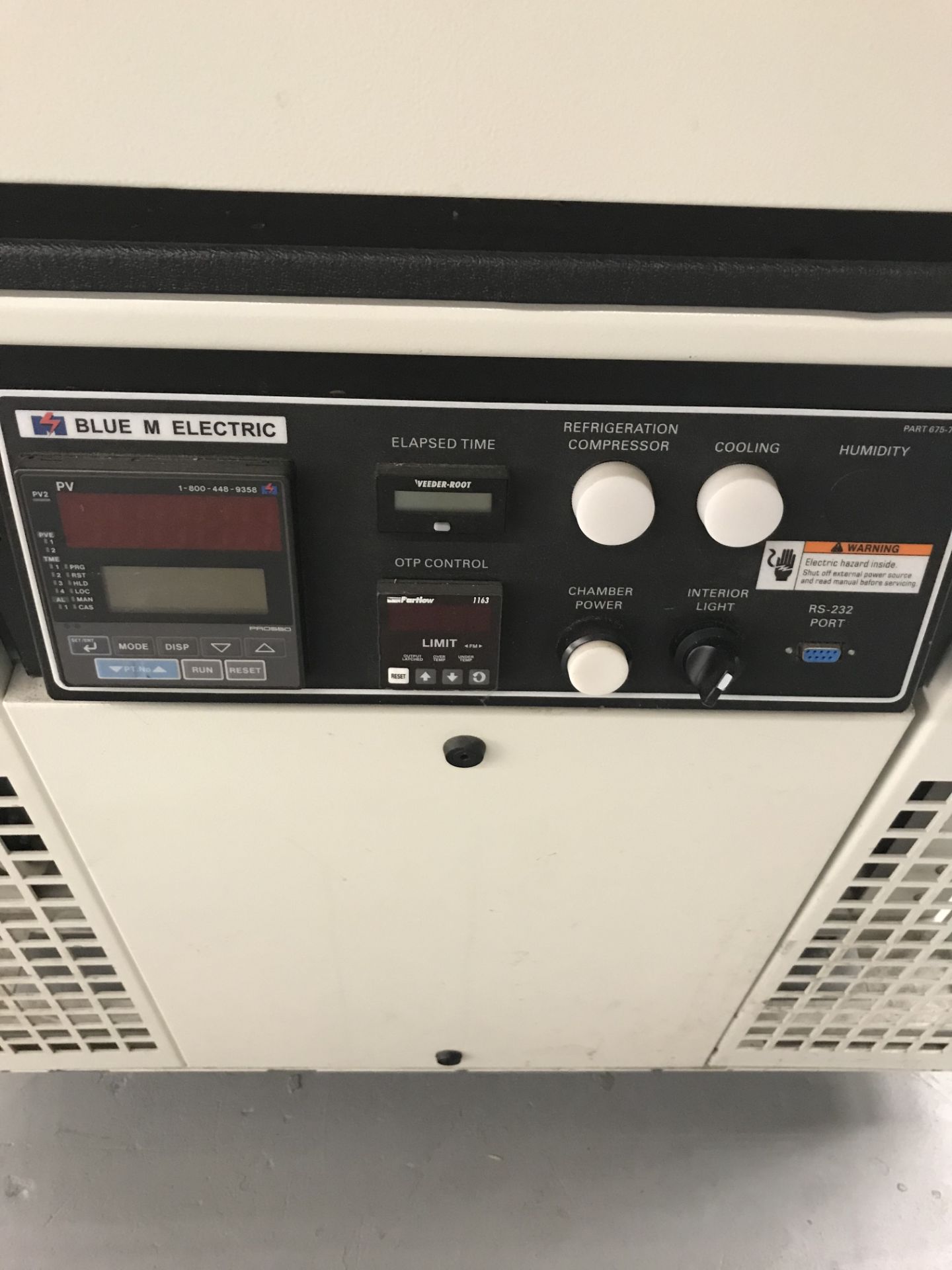 Blue M Electric Oven #ETC09SC 240V, Single Phase .5HP, -35C - 190C 2.5HP Aircooled - Image 4 of 7