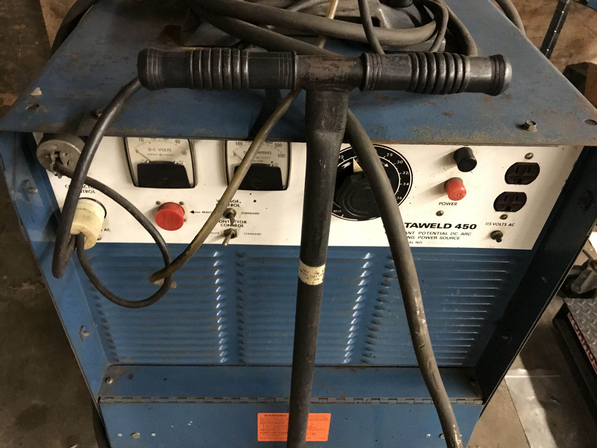 Deltaweld 450 MIG Wlder w/Miller S-52A Wire Feeder - Image 2 of 5