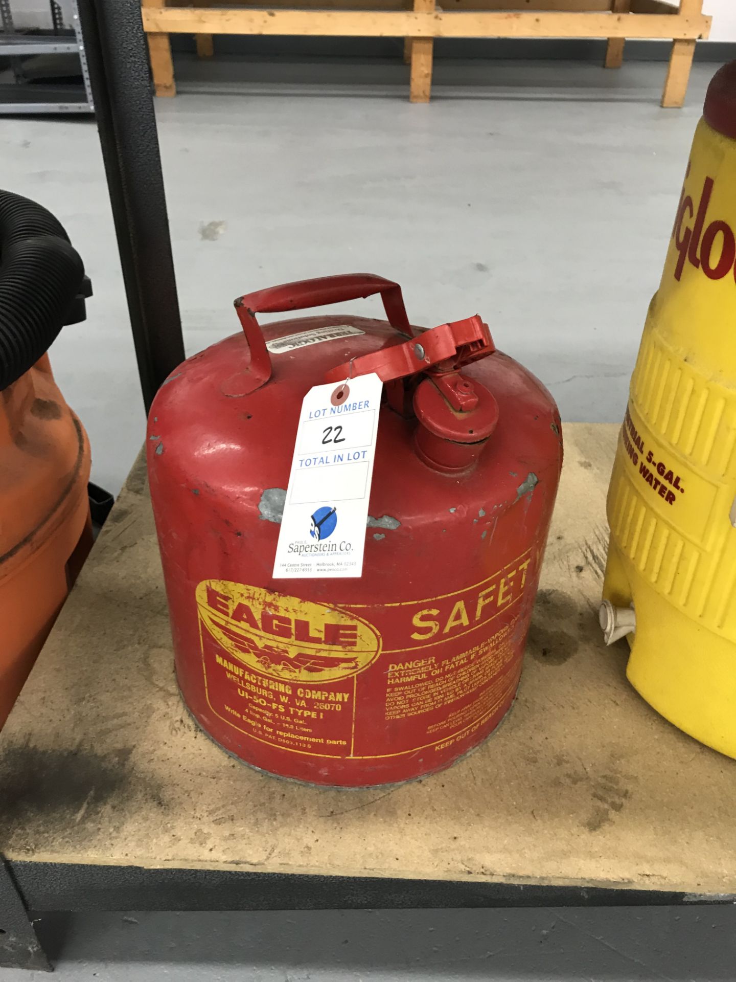 Eagle 5 Gallon Steel Gas Can