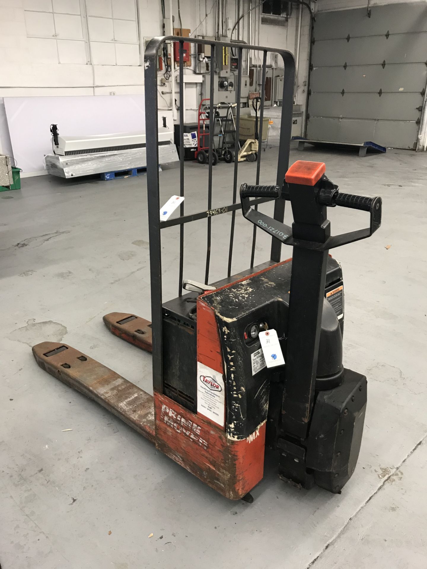 Prime Mover #PMX45 Electric Pallet Jack 24V, 4500Lbs Capacity, No Charger