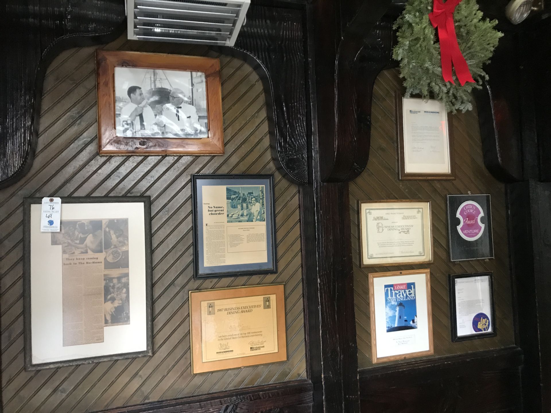 {LOT} Balance of Awards, Newspaper Articles & Photos in Lobby