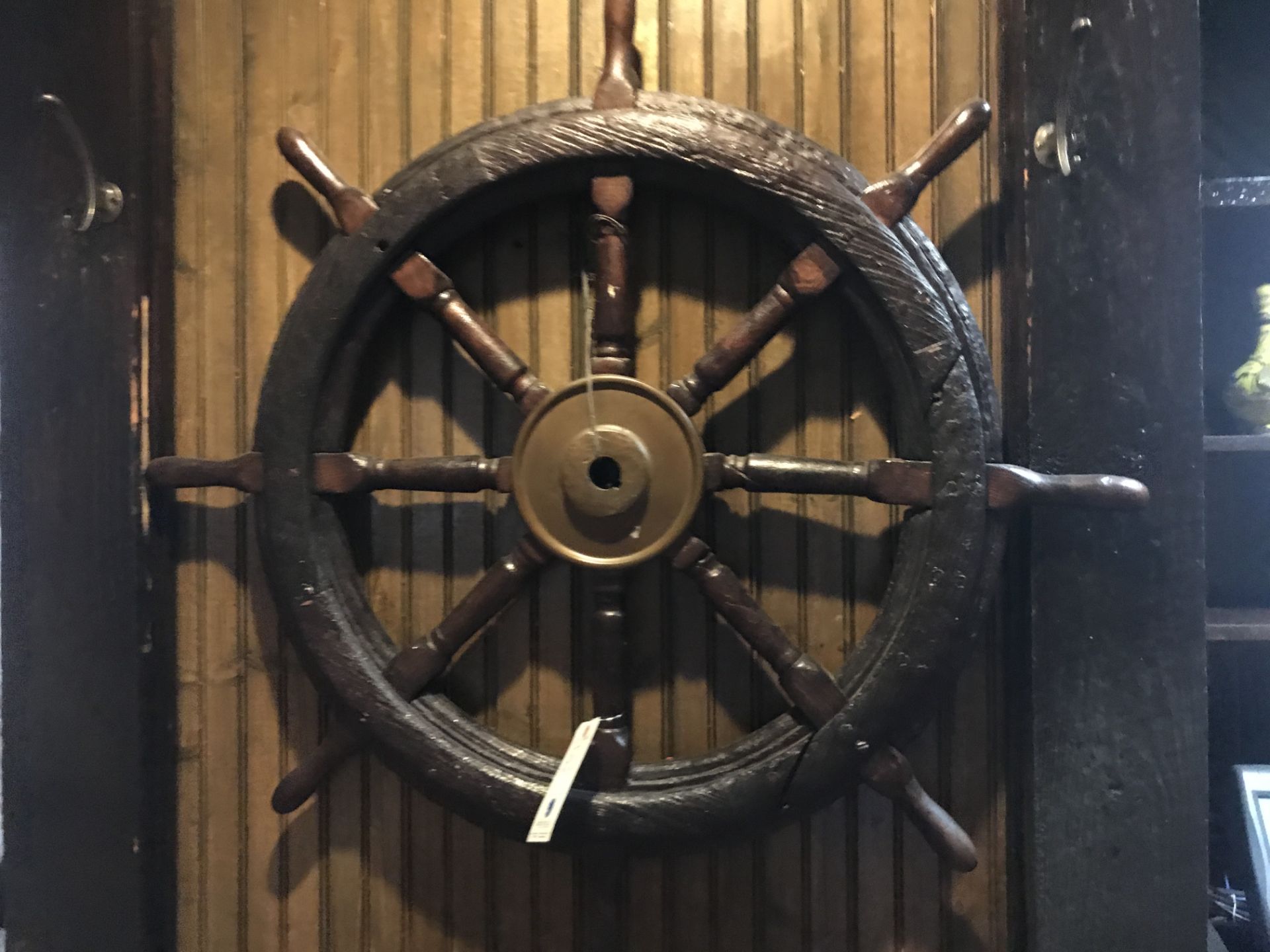 Wooden Ship Wheel