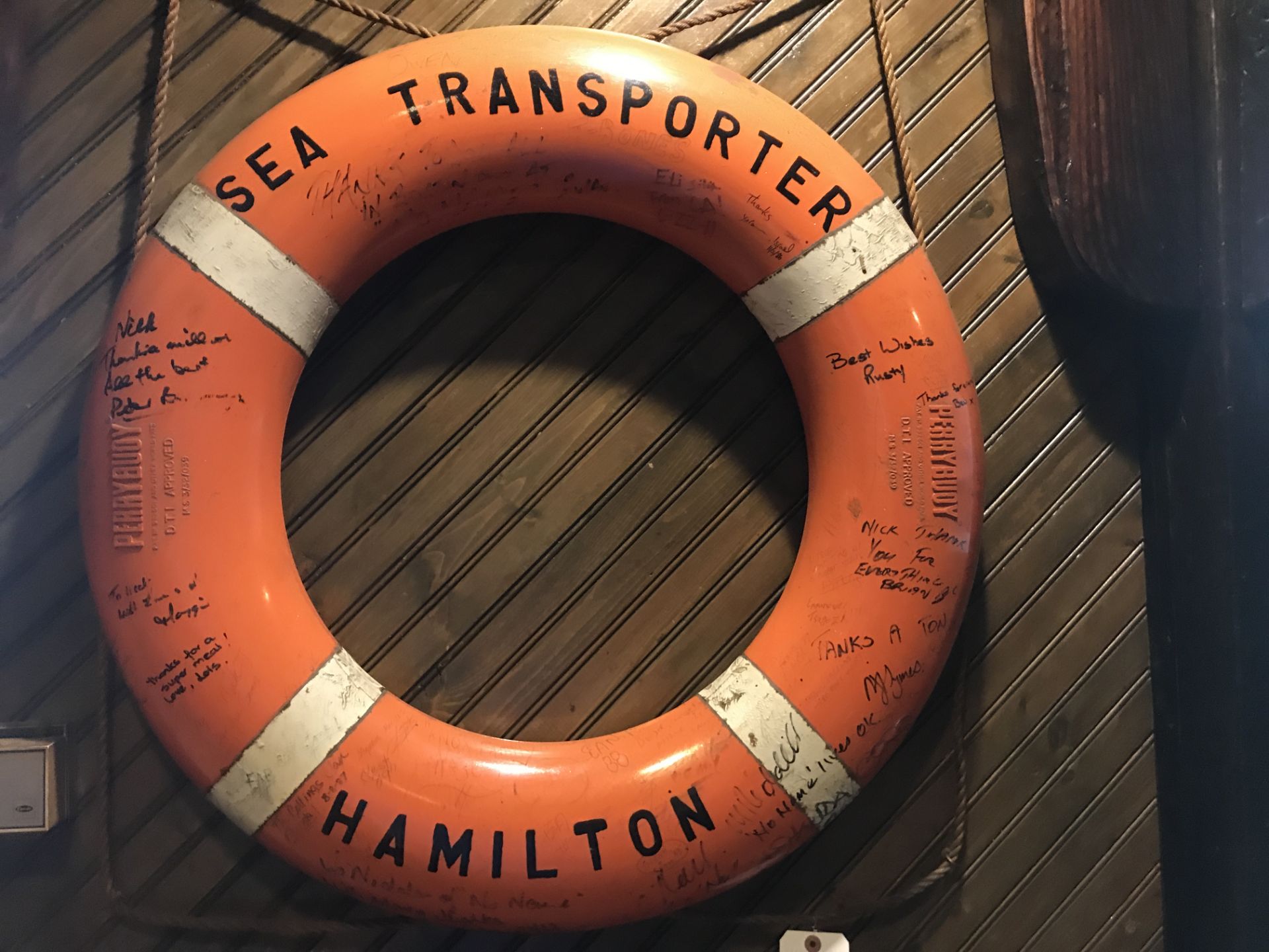 Hamilton Sea Transporter Life Ring