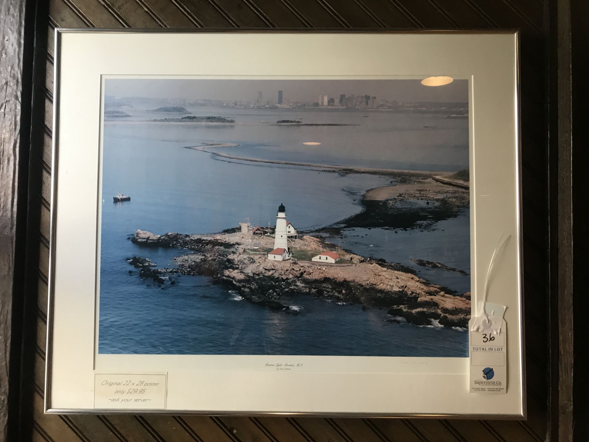 Framed Boston Lighthouse