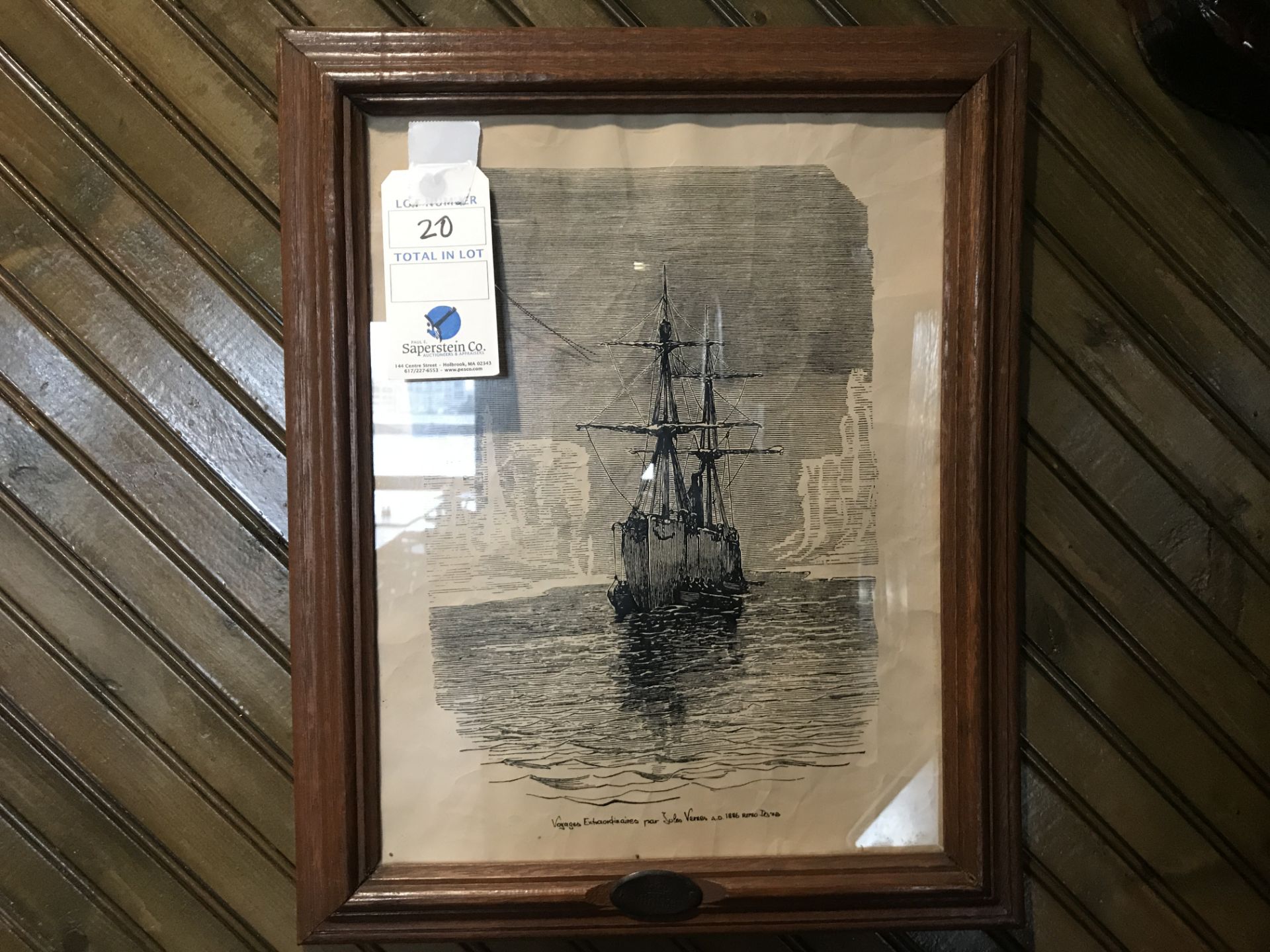 Framed Ship Drawing