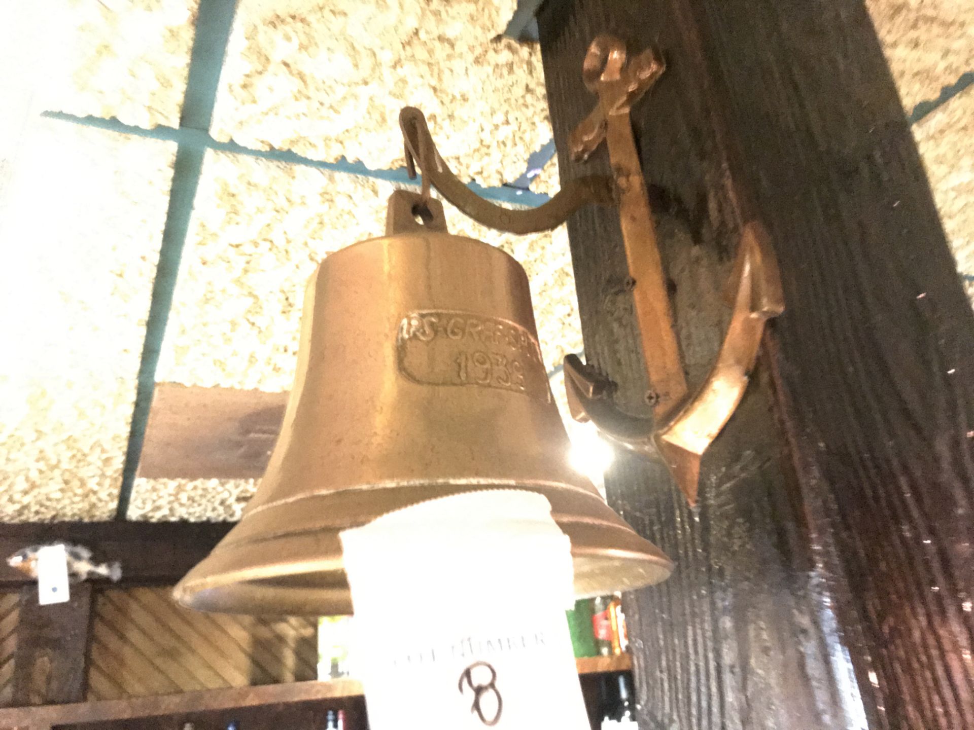 Brass Bell w/Anchor & Mount