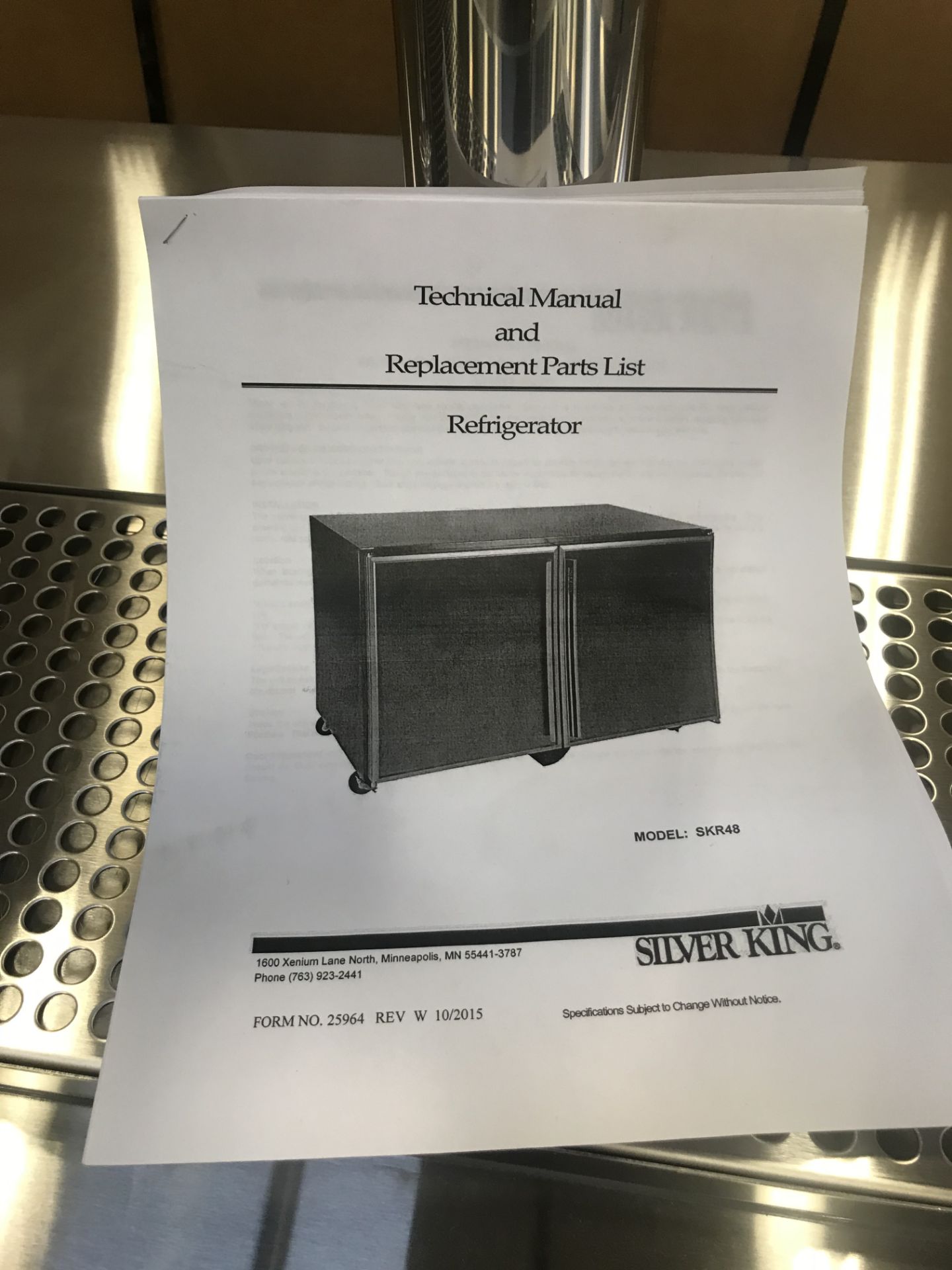 NEW OUT OF BOX Silver King #SKR48/C2 Commercial Self-Contained Stainless Steel 6-Tap Cornelius - Image 2 of 6