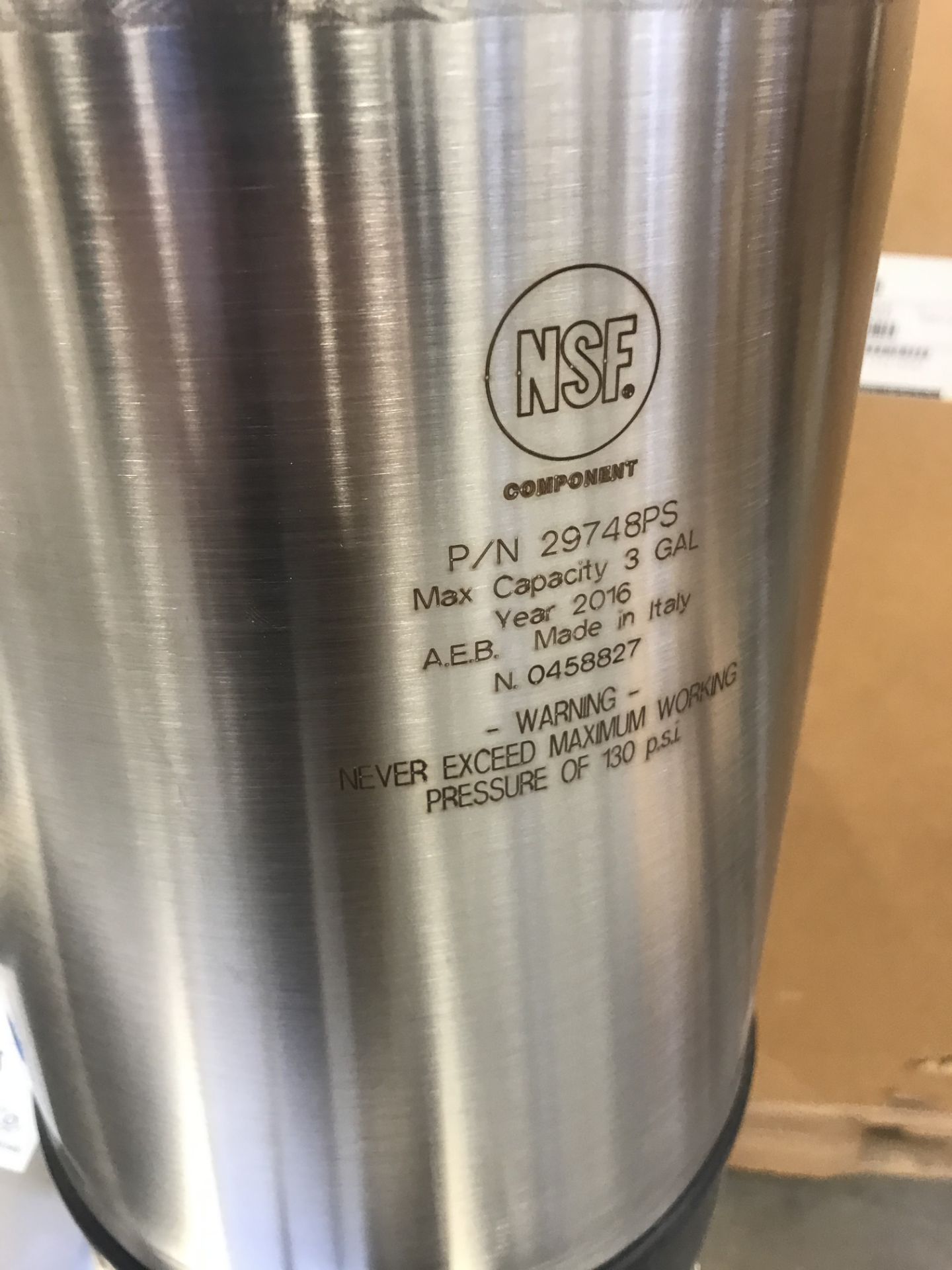 NEW OUT OF BOX Silver King #SKR48/C2 Commercial Self-Contained Stainless Steel 6-Tap Cornelius - Image 3 of 6