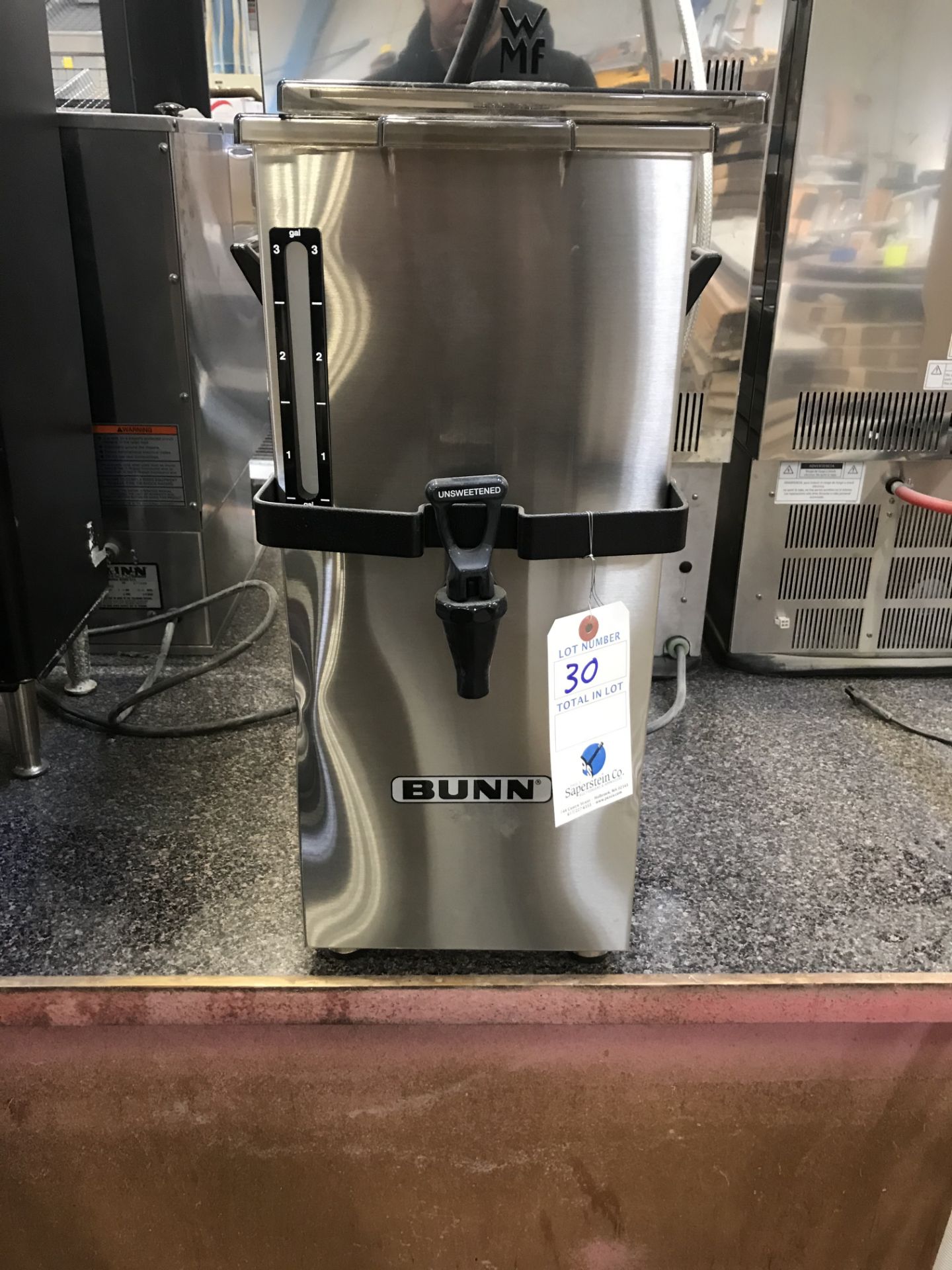 Bunn Stainless Steel 3 Gallon #TD4T Beverage Dispenser