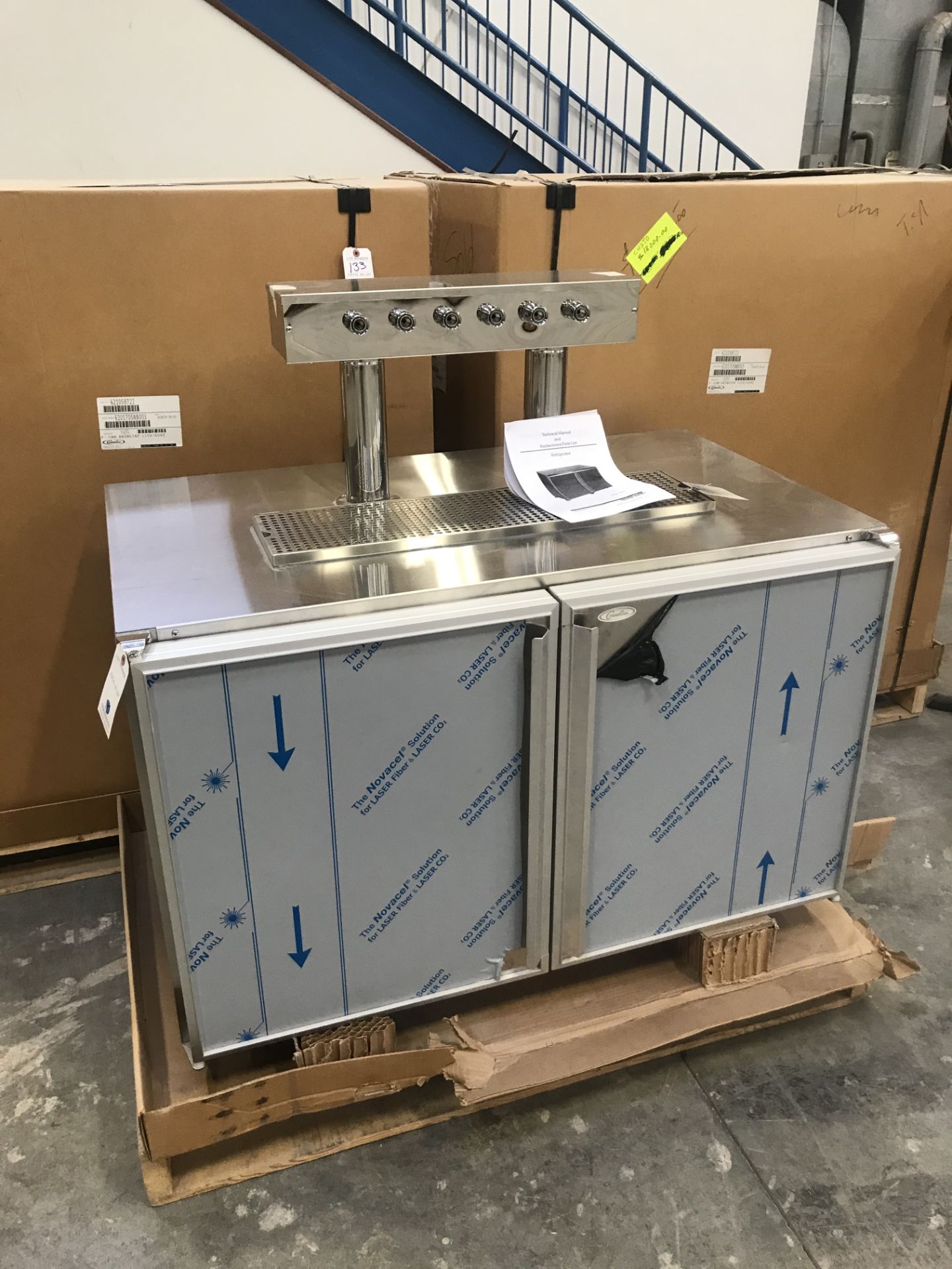 NEW OUT OF BOX Silver King #SKR48/C2 Commercial Self-Contained Stainless Steel 6-Tap Cornelius - Image 5 of 6