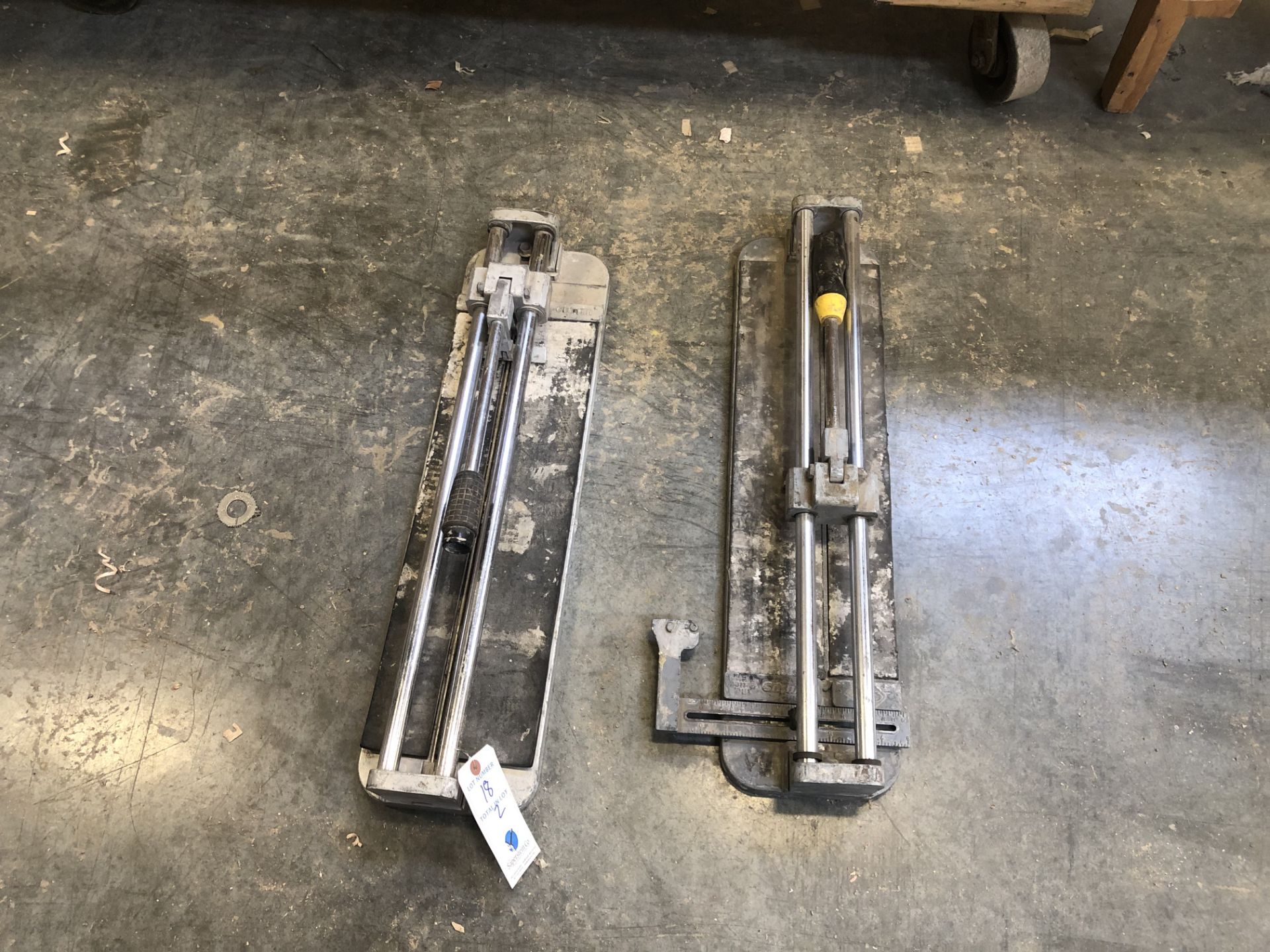 {LOT} (2) Tile Cutters