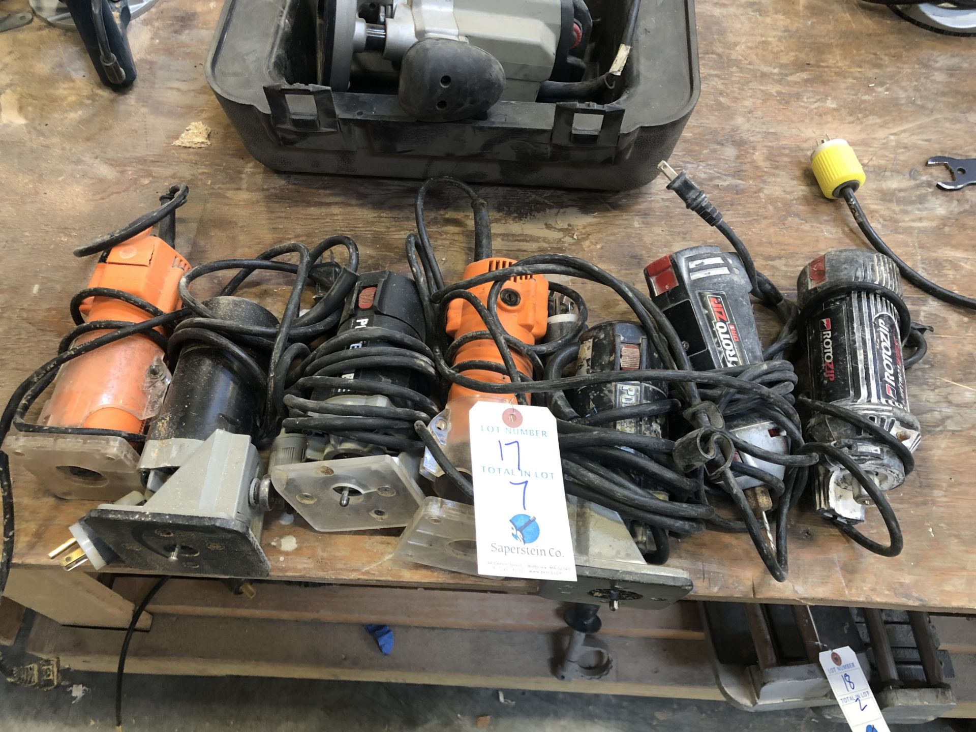 {LOT} (7) Assorted Trim Routers