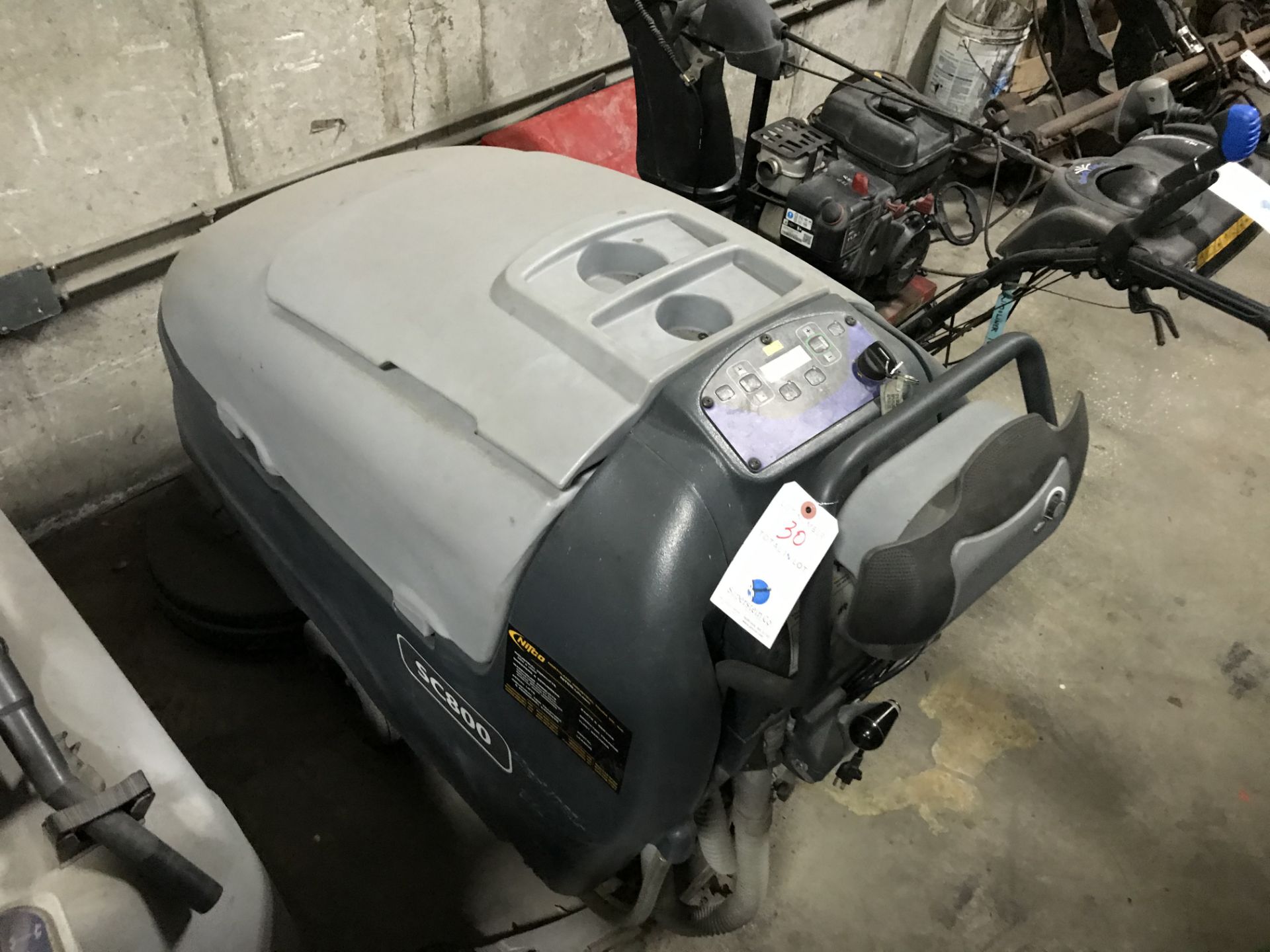 Advance Nilfisk #SC800 Walk Behind Floor Scrubber - Like New - 9.9 Hours