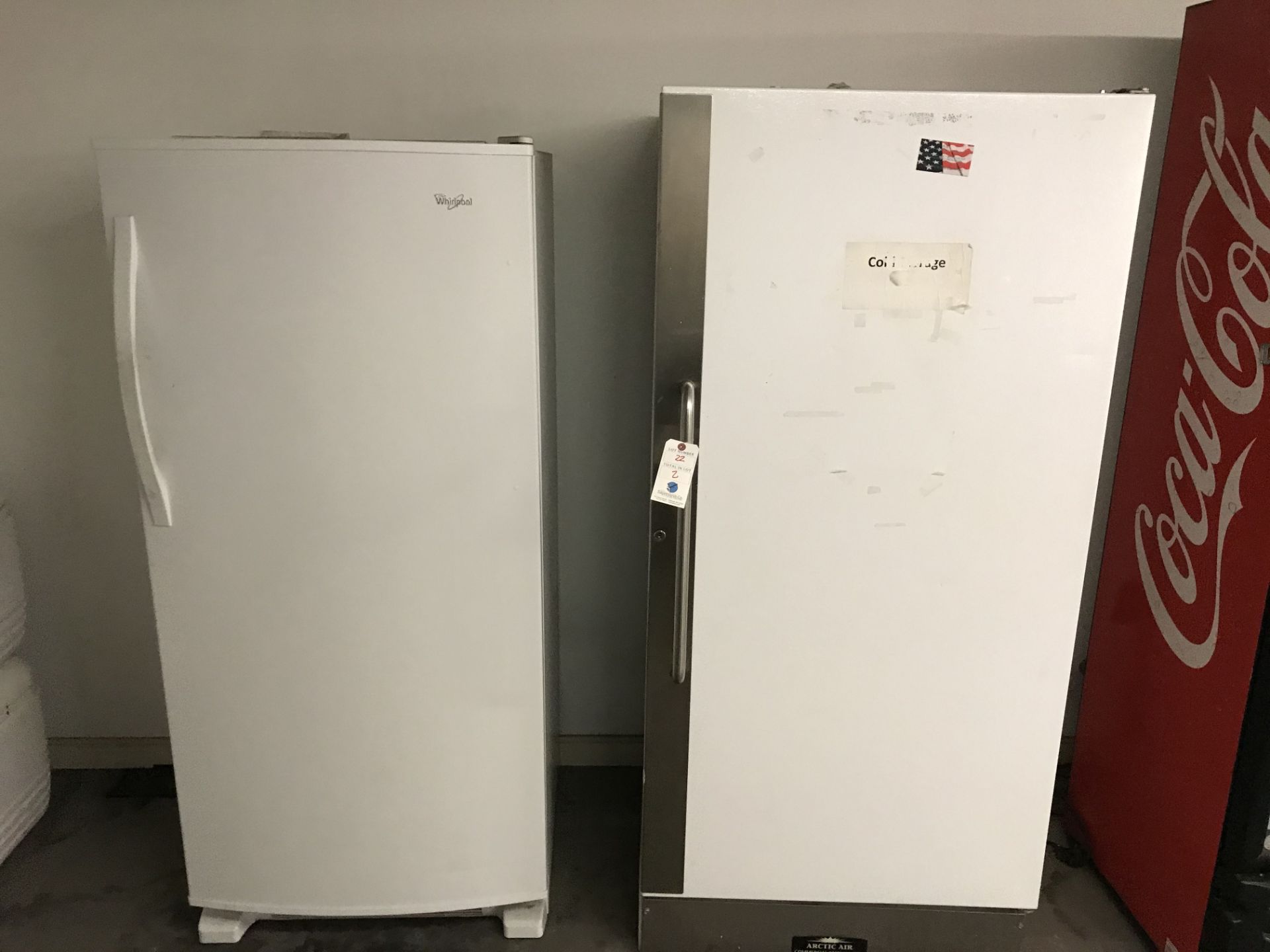 (2) Asst. Household & Commercial Refrigerators (No Freezer)