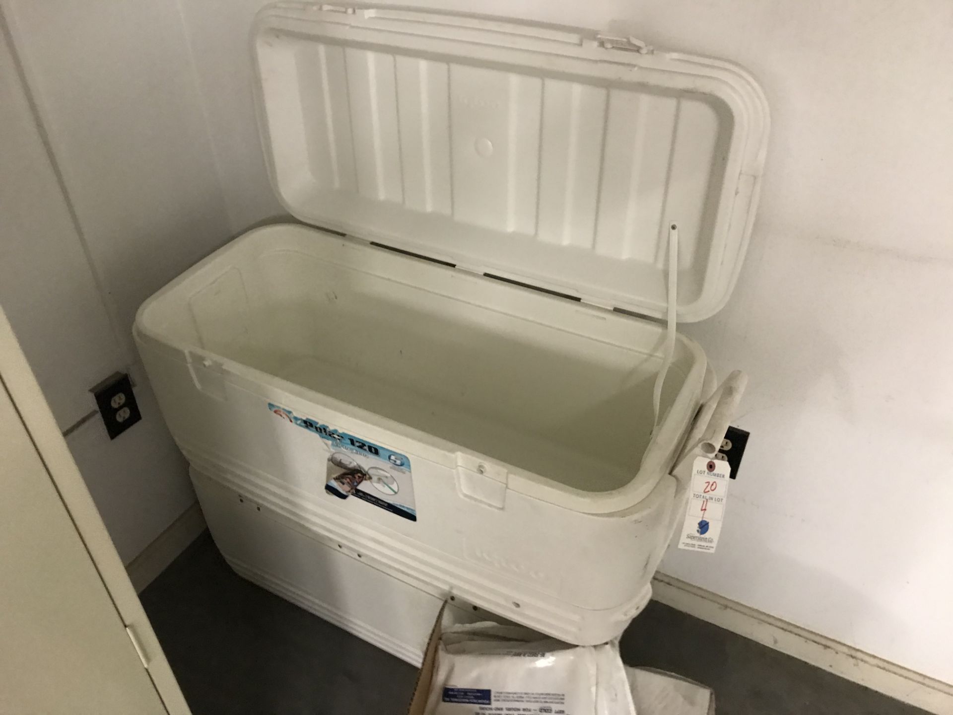 (4) As Is Polar 120 Coolers