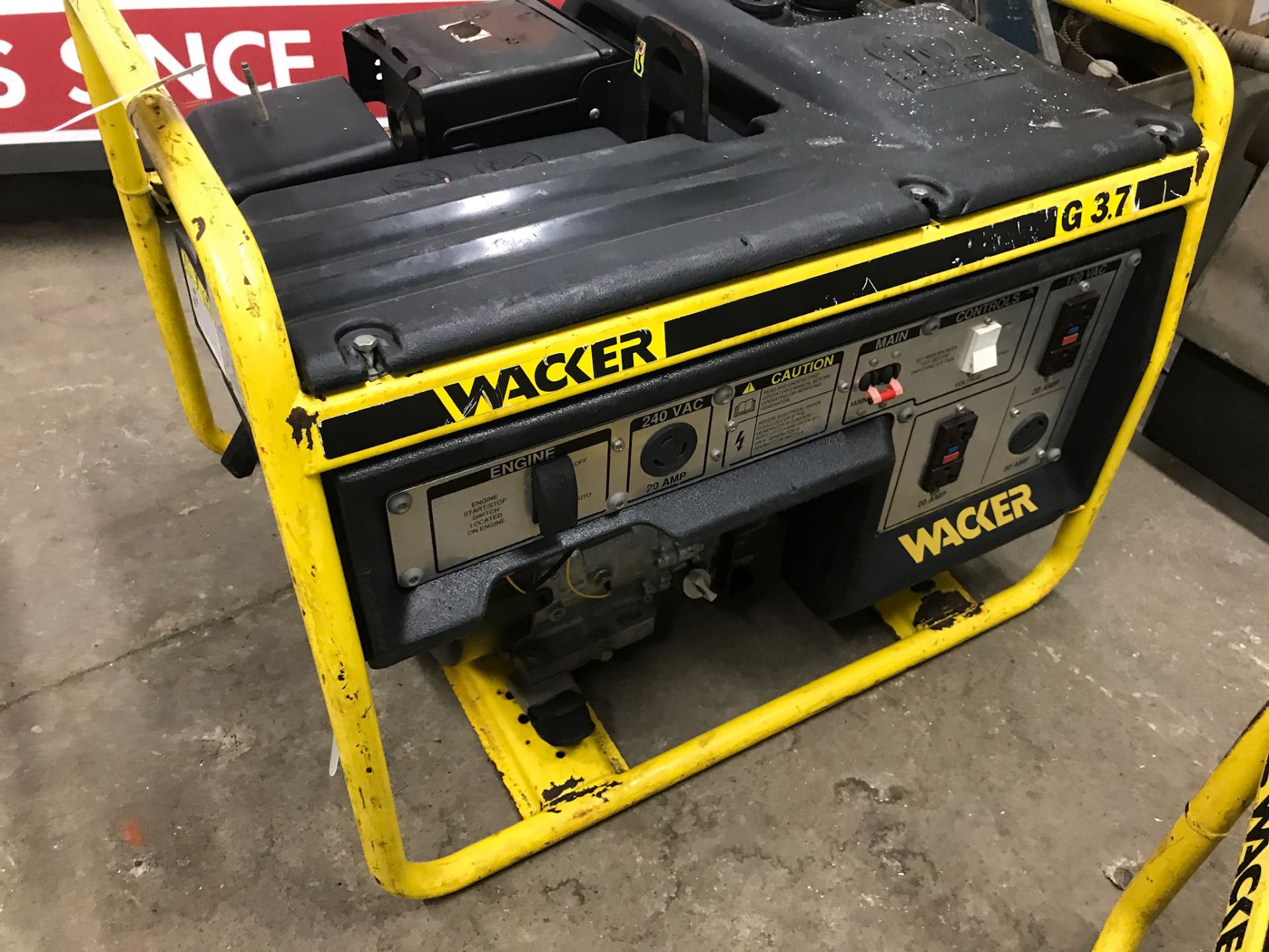 Wacker #G3.7 Generator, with Honda Power