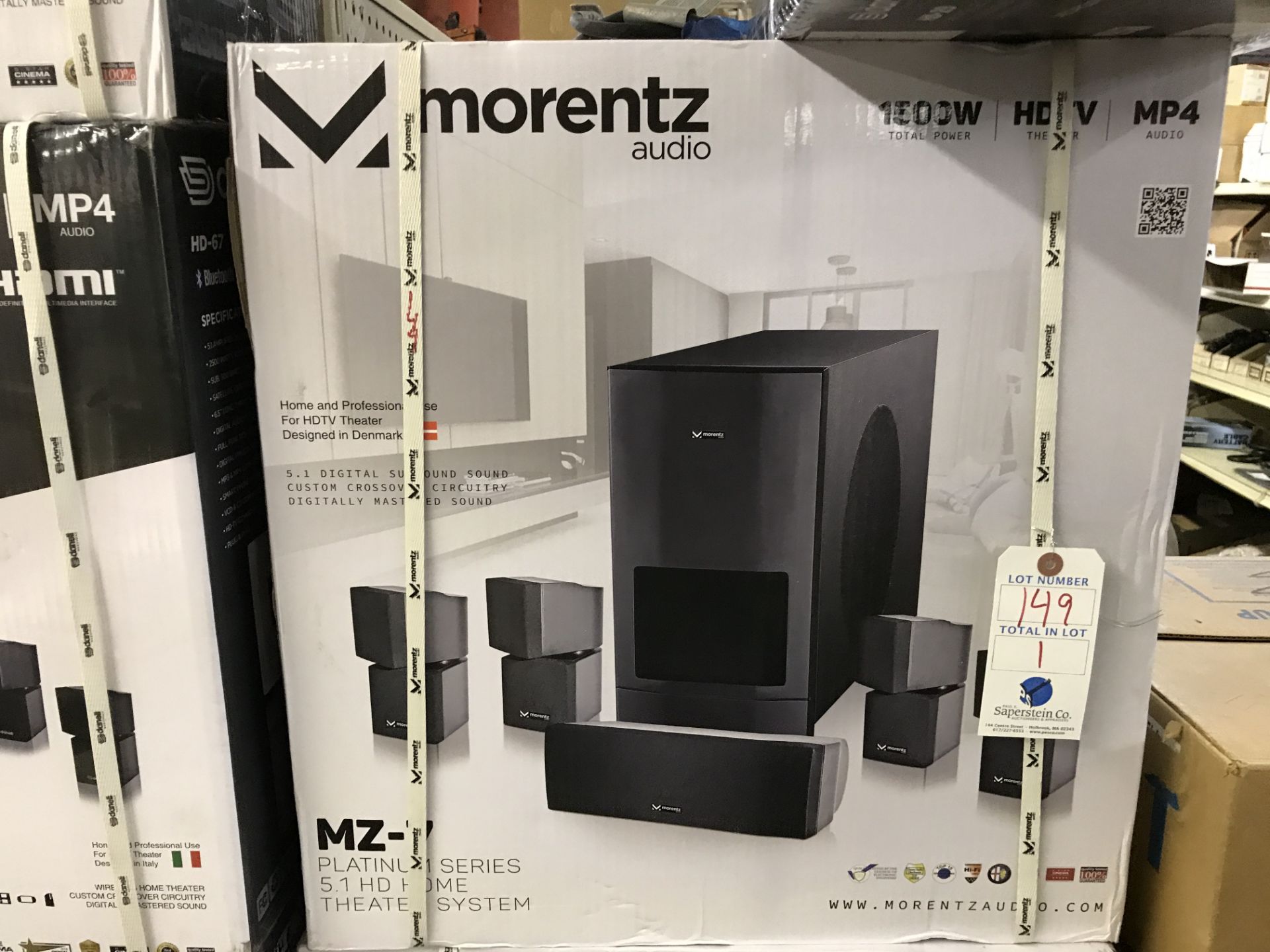 Morentz #MZ7 5.1 Home Theater System 1500 Watt