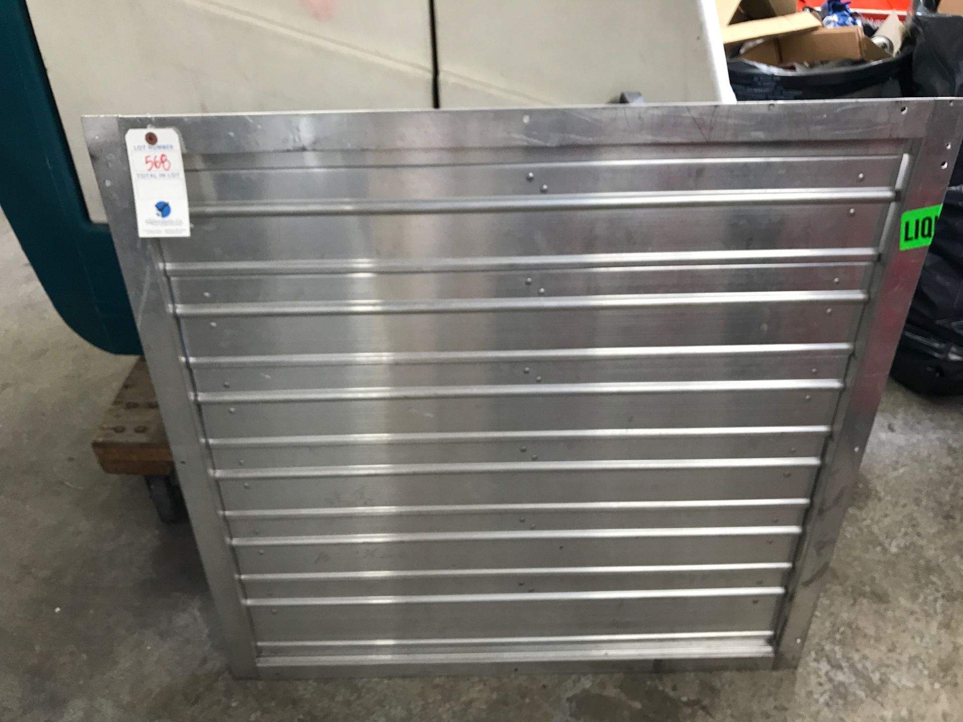 39" x 39" Aluminium Fan Shutter with Actuator