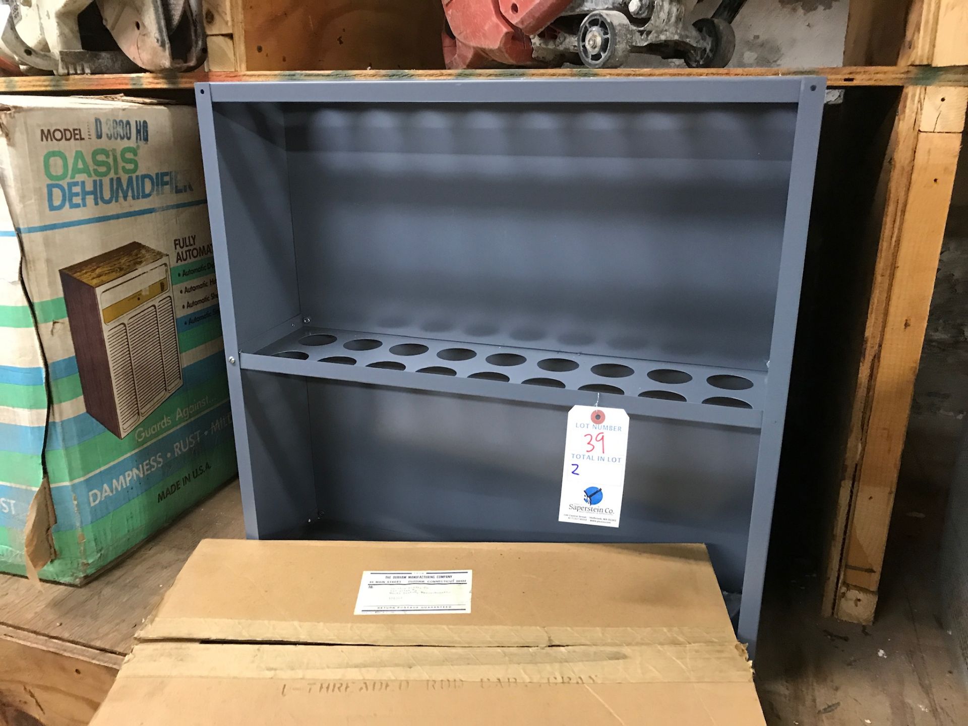 {LOT} (2) New Threaded Rod Cabinet