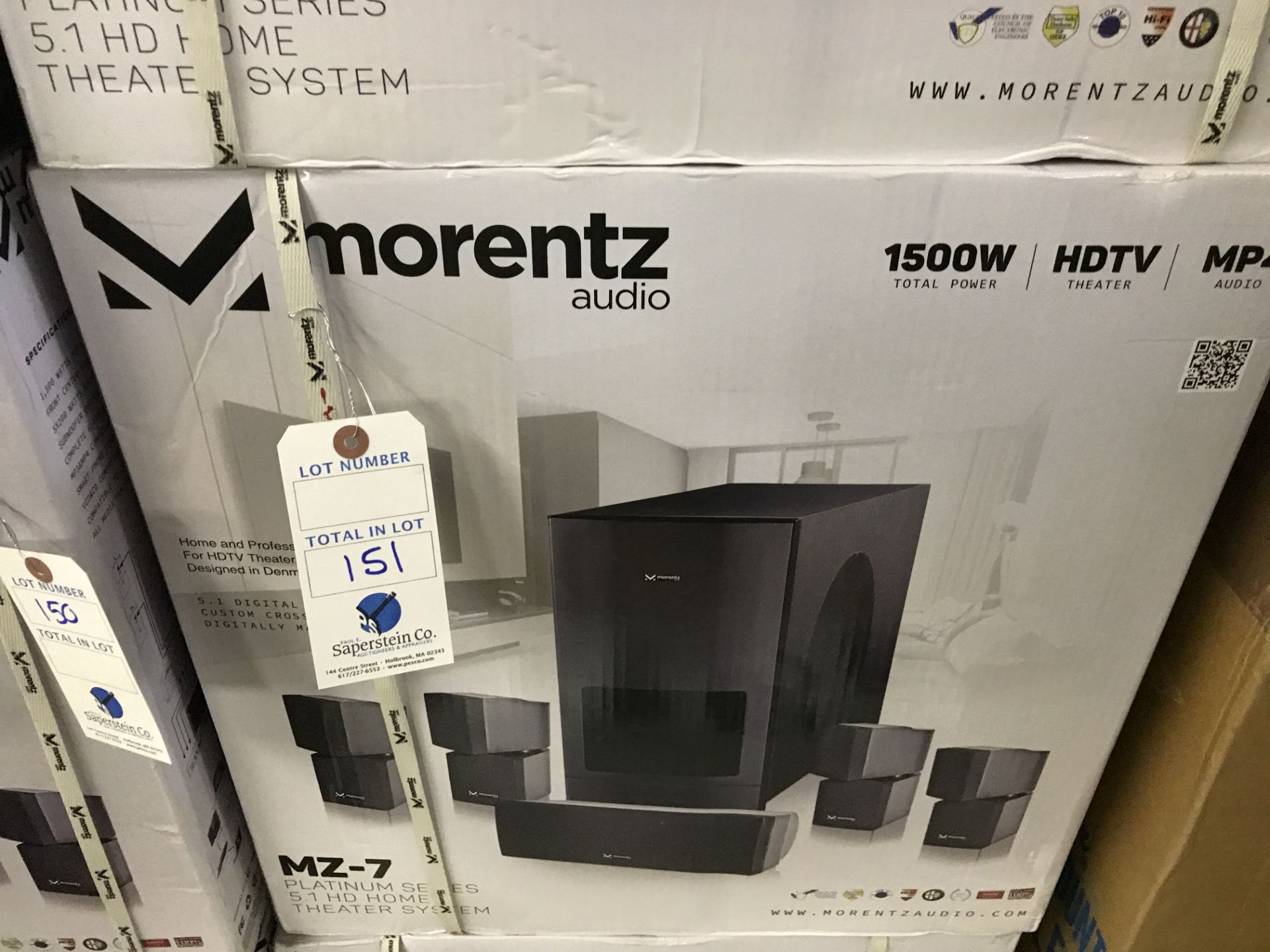 Morentz #MZ7 5.1 Home Theater System 1500 Watt