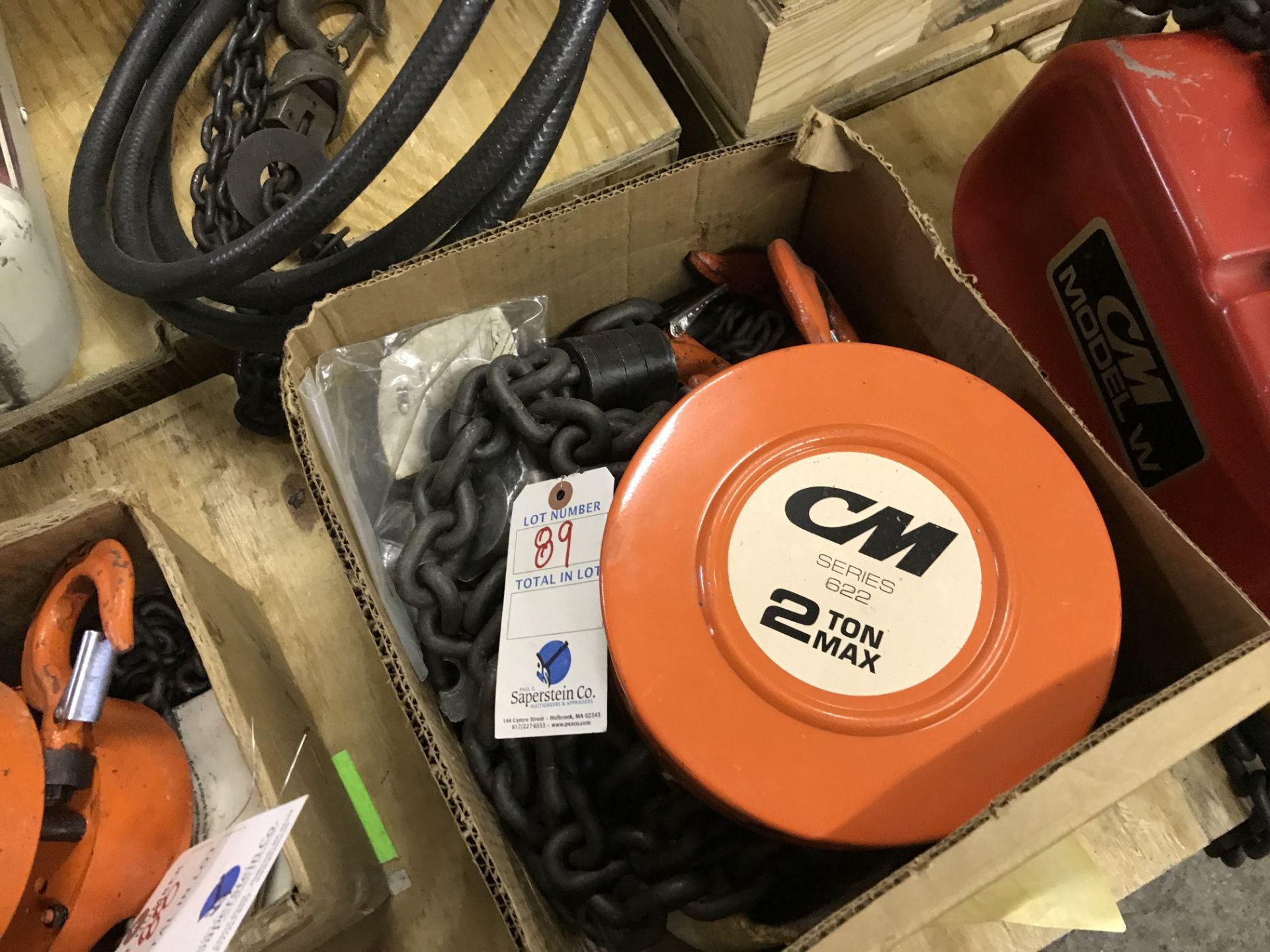 CM 2-Ton Manual Chain Fall, New Out Of Box