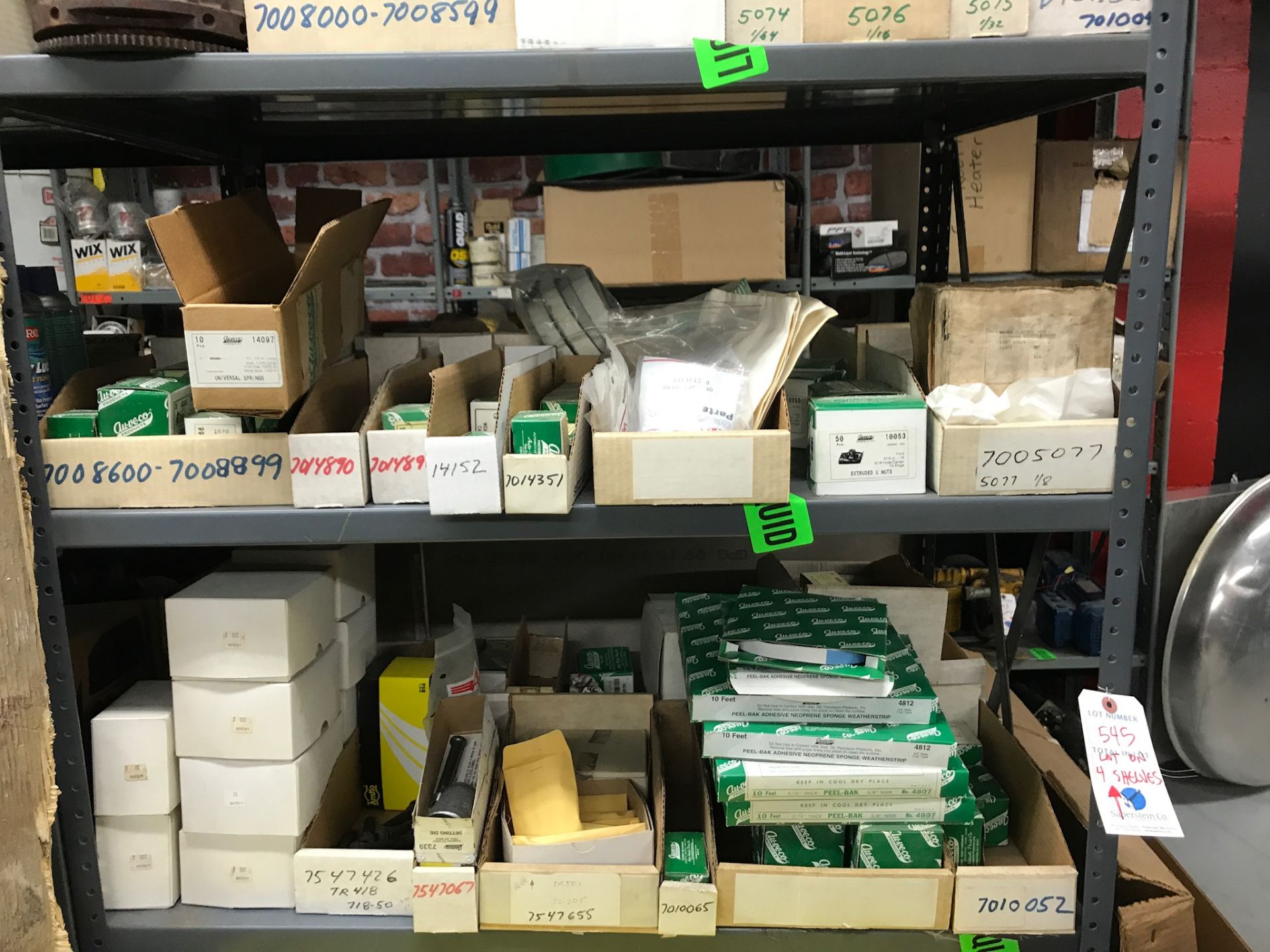 {LOT} On Four Shelves, Assorted Hardware