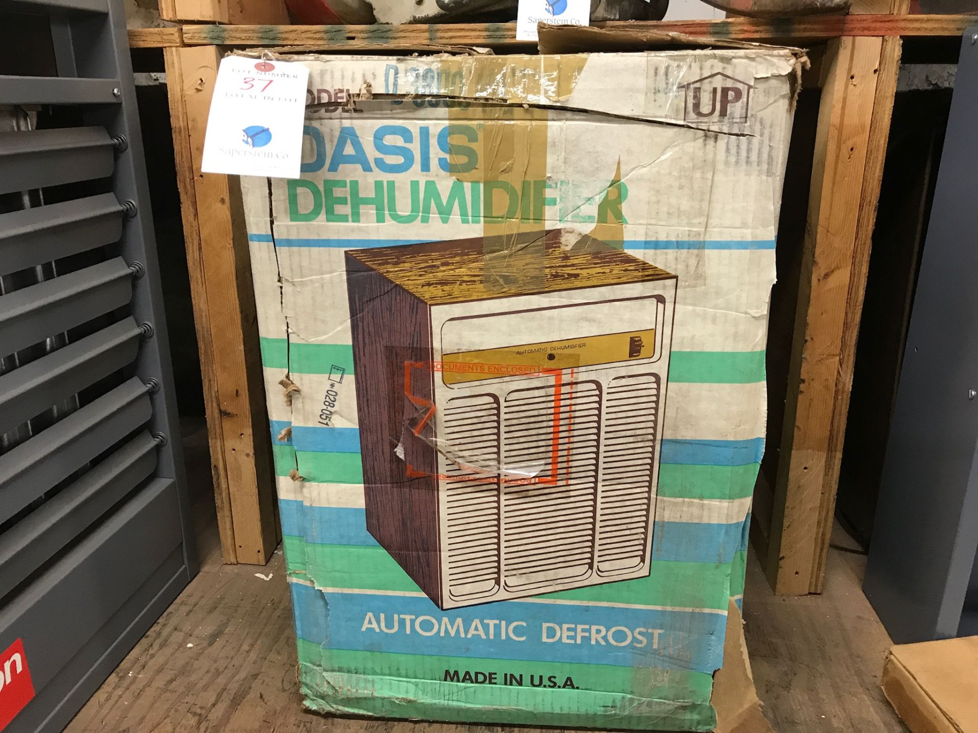 NIB, Oasis #3800HG Dehumidifier