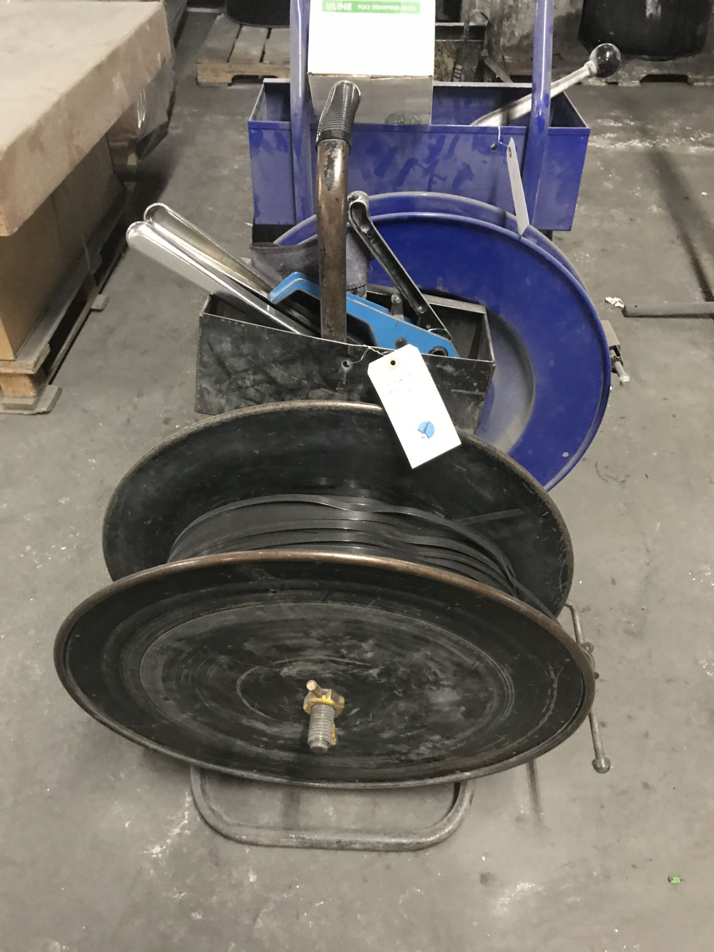 Metal Banding Unit w/Tools & Cart