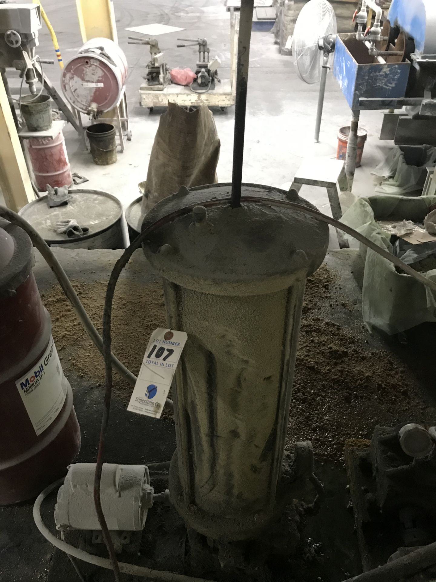 (2) Asst Grease Pumps & Metal Supply Tank