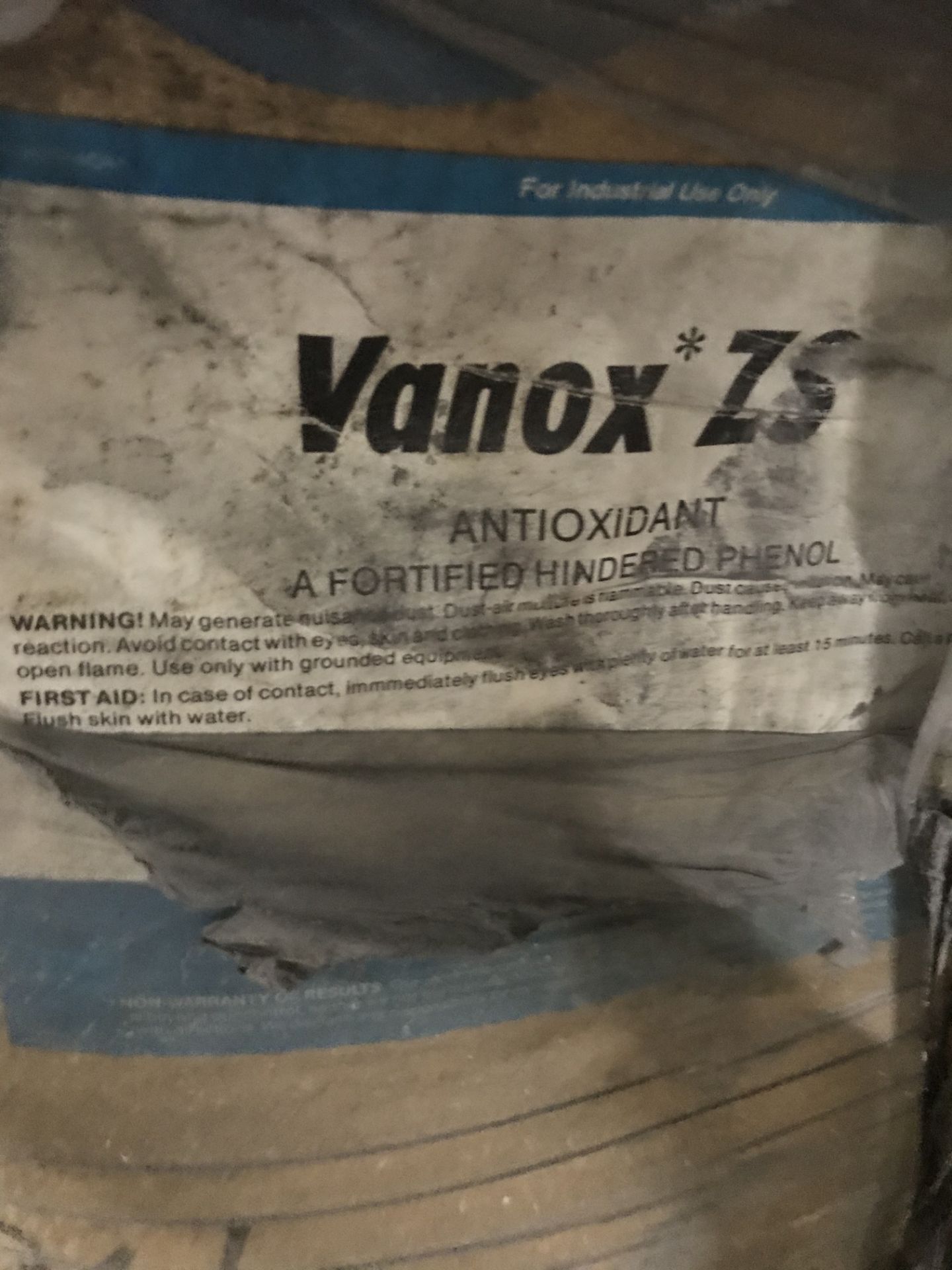 (4) Barrels of Antioxidant Vanox ZS