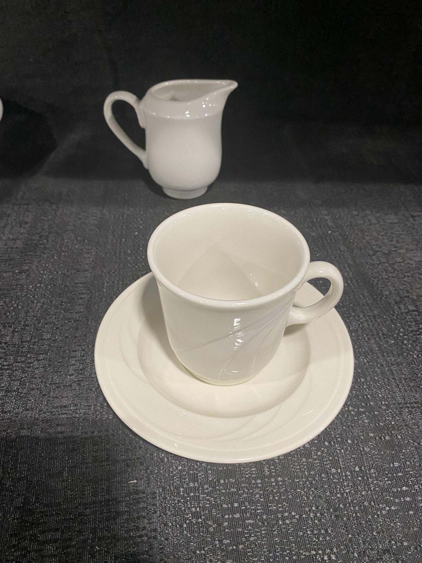 (40 Each) 6 Piece China Set c/o: (40) 12"White Dinner Plate, (40) 11.5" White Shallow Bowl, (40) - Image 4 of 4