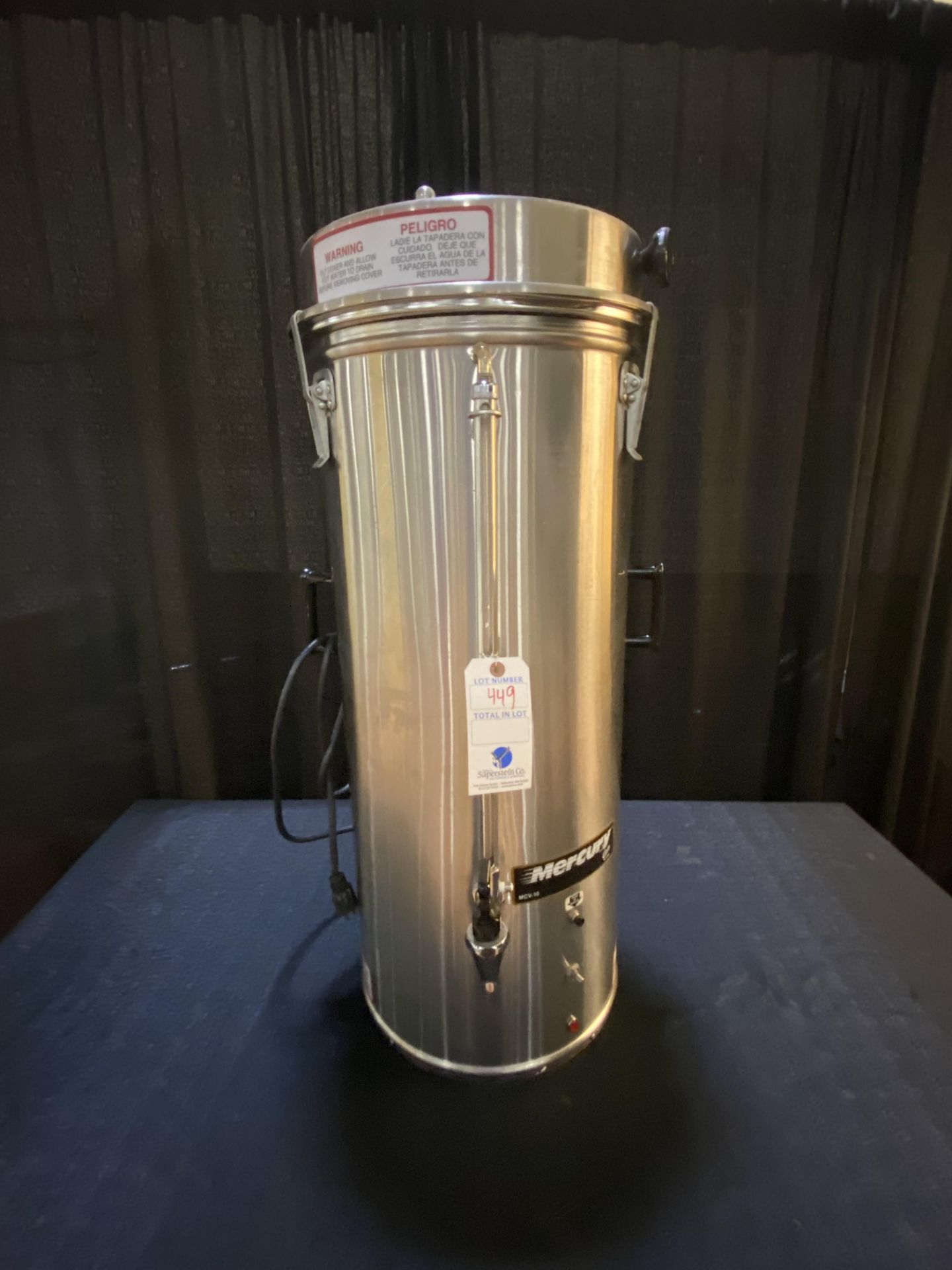 Curtis Mercury #MCV10 Temperature Controlled 10 Gallon Coffee Warmer Urn Electric
