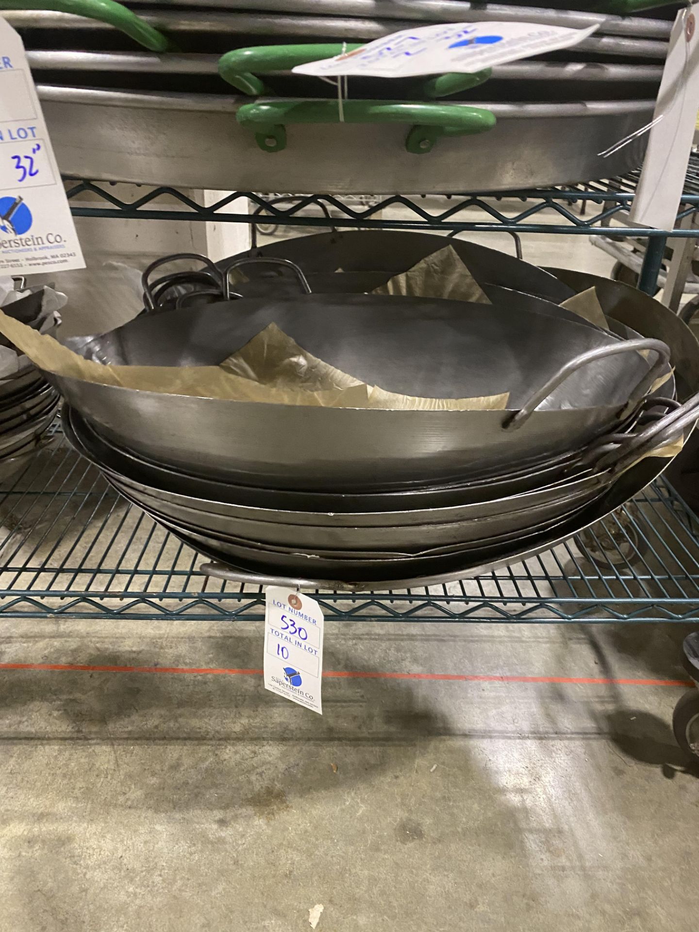 (10) Commercial Kitchen Steel Woks - 27" - Image 2 of 2