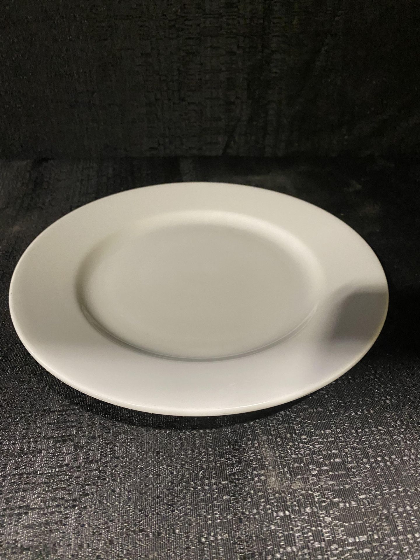 (50) 9.5" Salad/Dessert Plates White China Sant Andrea (BRING PACKING MATERIAL)