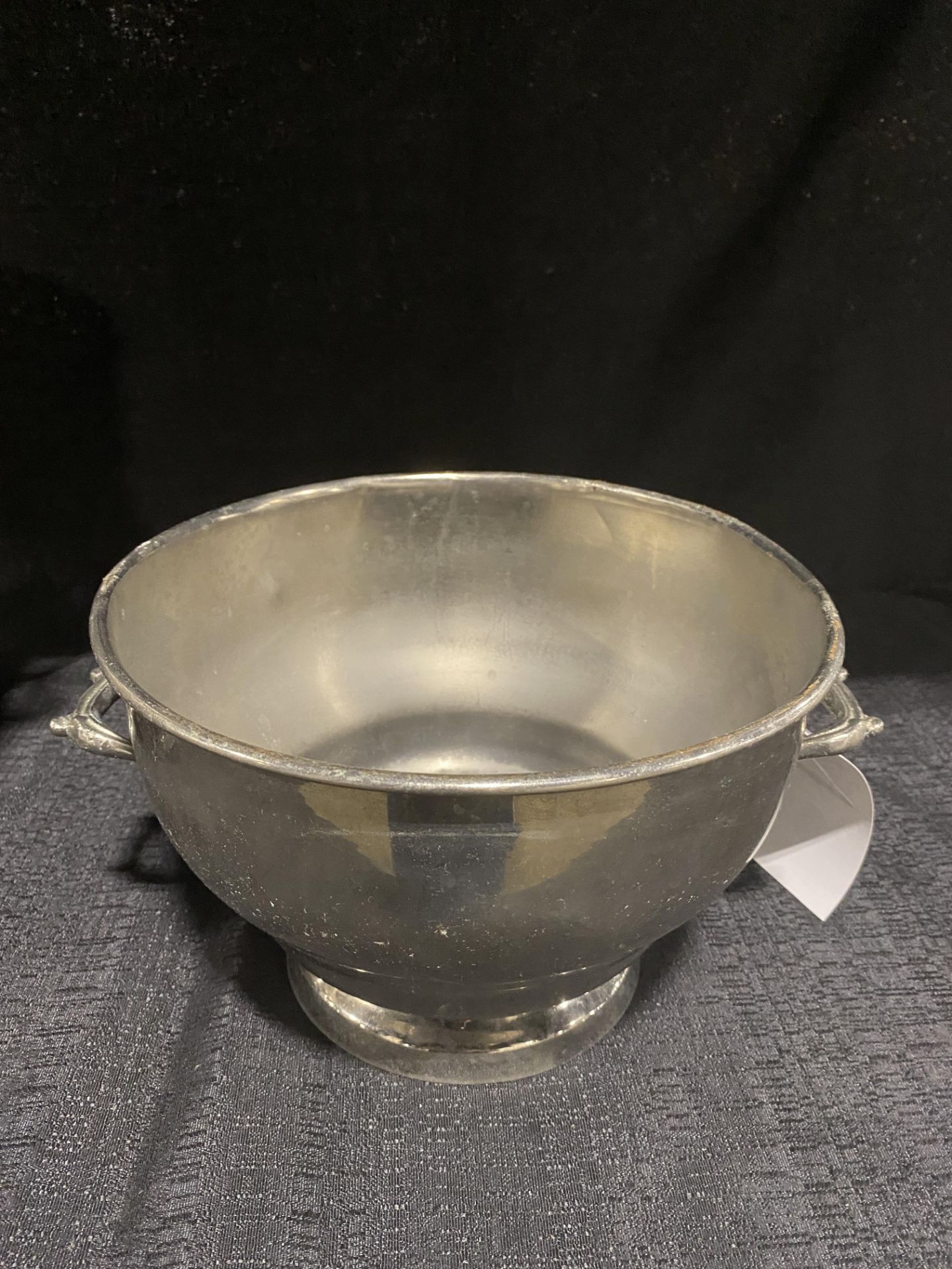 (5) Metal Footed Bowls 9.5" x 7"H