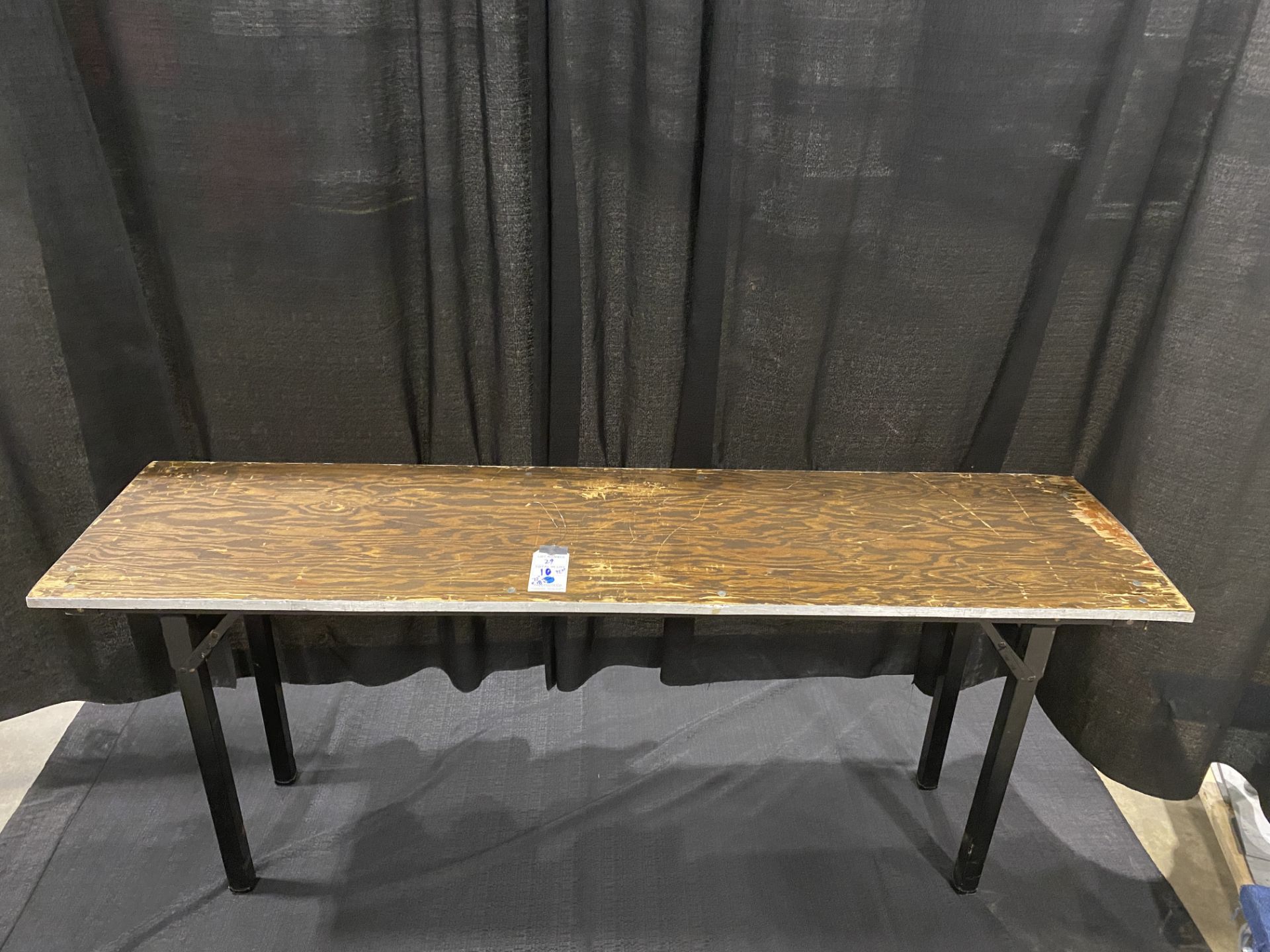 (18) 72" x 18" Wood Top Metal Base Folding Tables