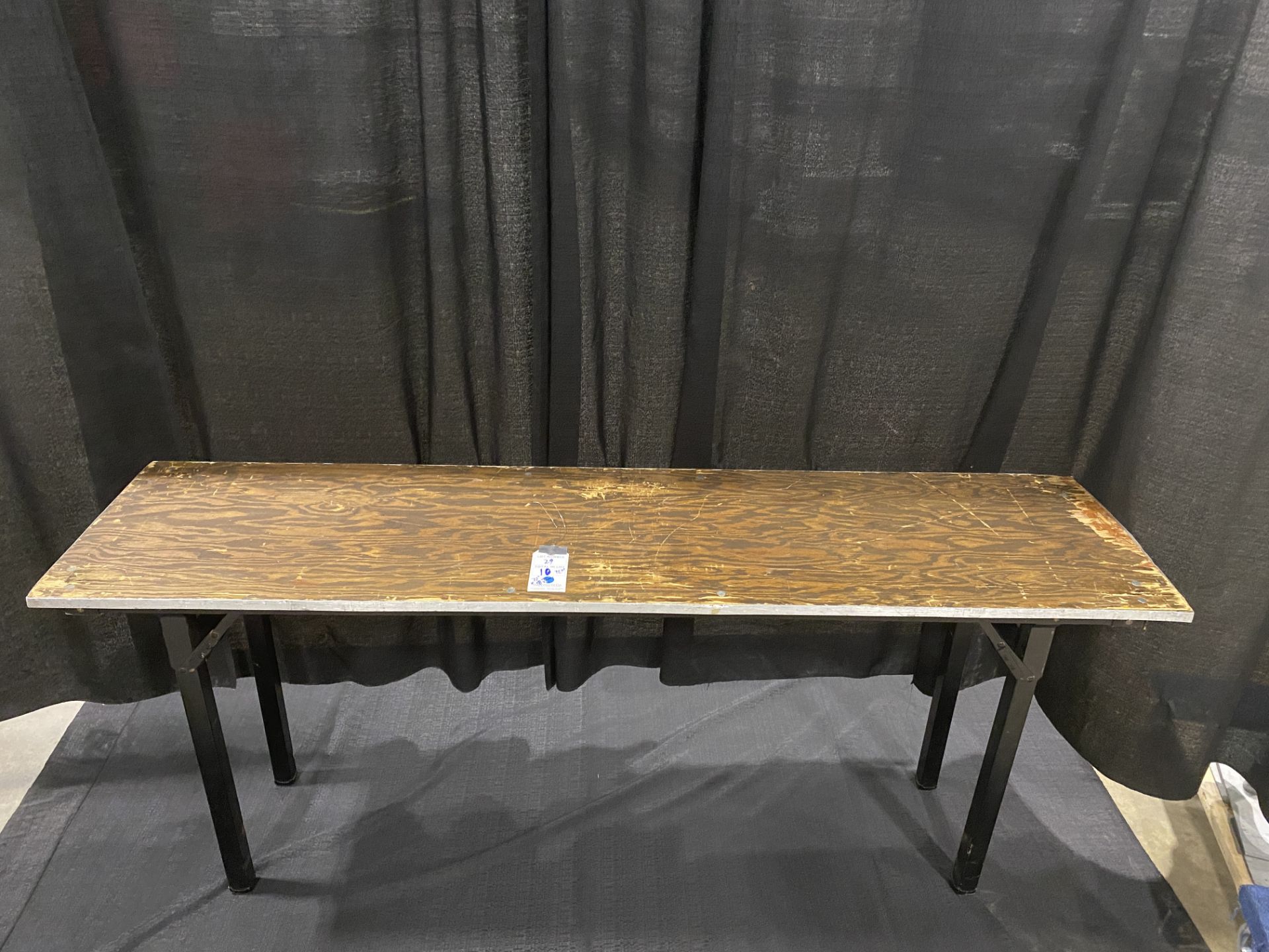 (10) 72" x 18" Wood Top Folding Tables