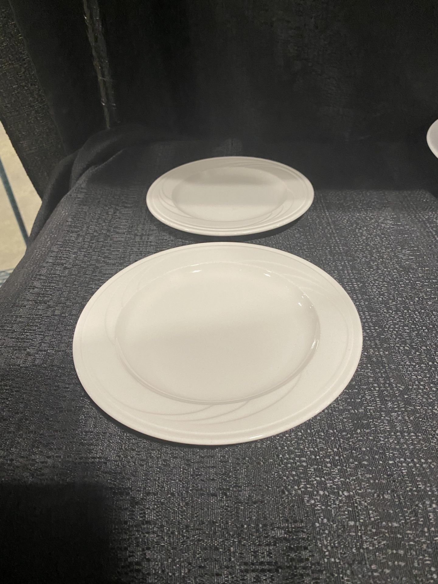 (40 Each) 6 Piece China Set c/o: (40) 12"White Dinner Plate, (40) 11.5" White Shallow Bowl, (40) - Image 2 of 4