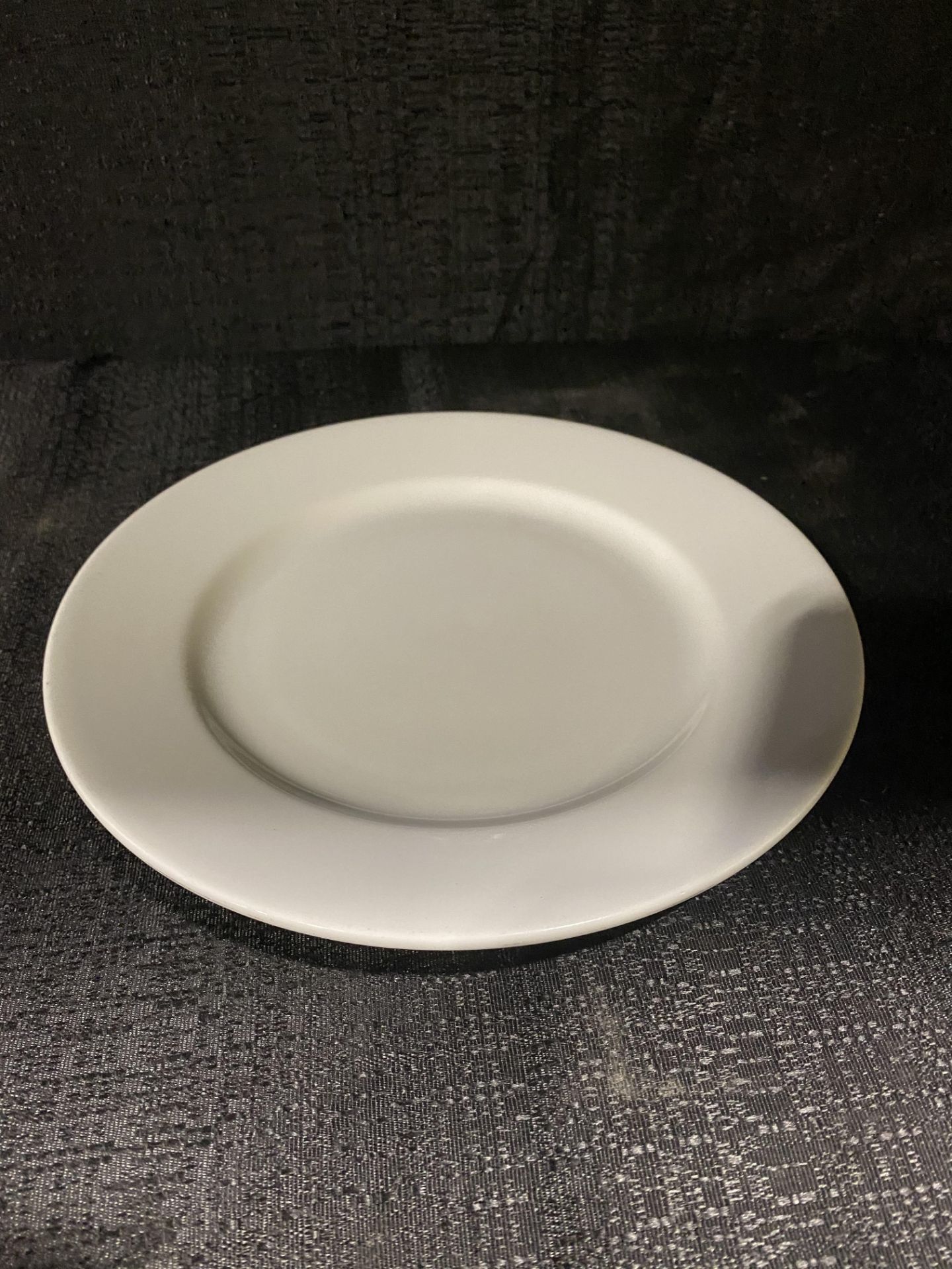 (50) 9.5" Salad/Dessert Plates White China Sant Andrea (BRING PACKING MATERIAL)