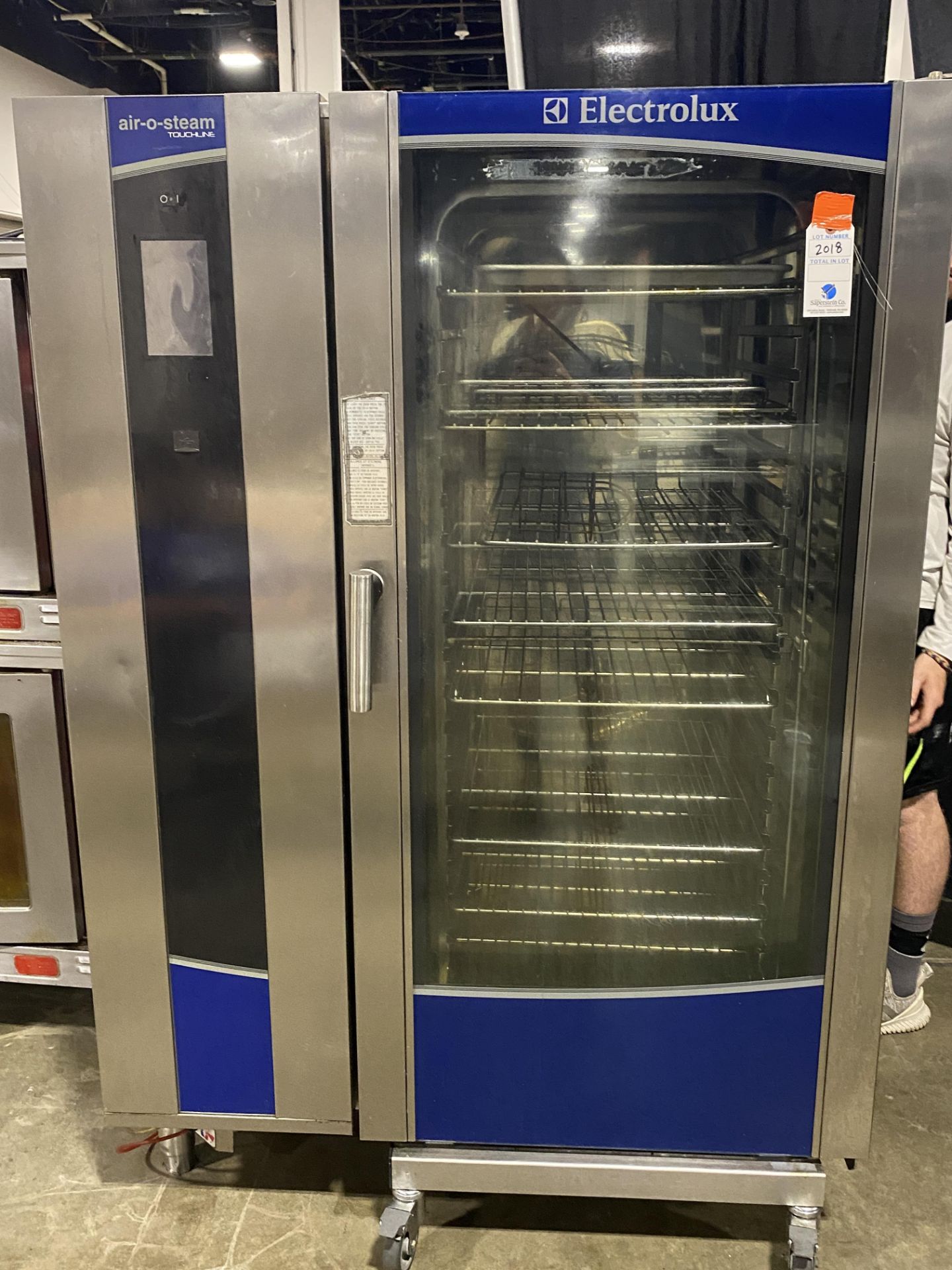 Electrolux Air-o-Steam Touchline #AOS202GTP1 Natural Gas Combi Oven S/N: 05104001, 378,000 BTU,