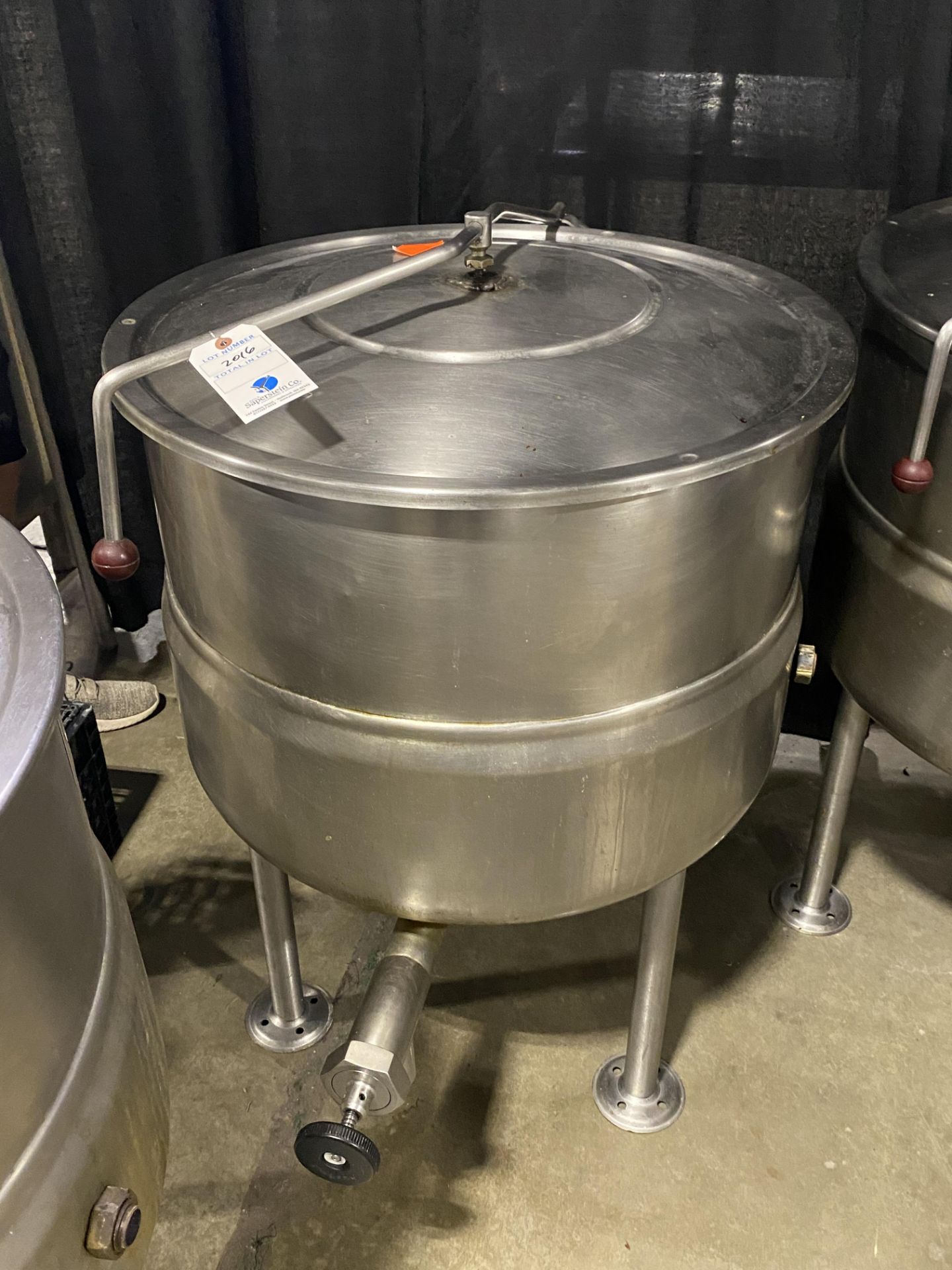 Market Forge #DL-40 40 Quart Steam Jacketed SS Kettle