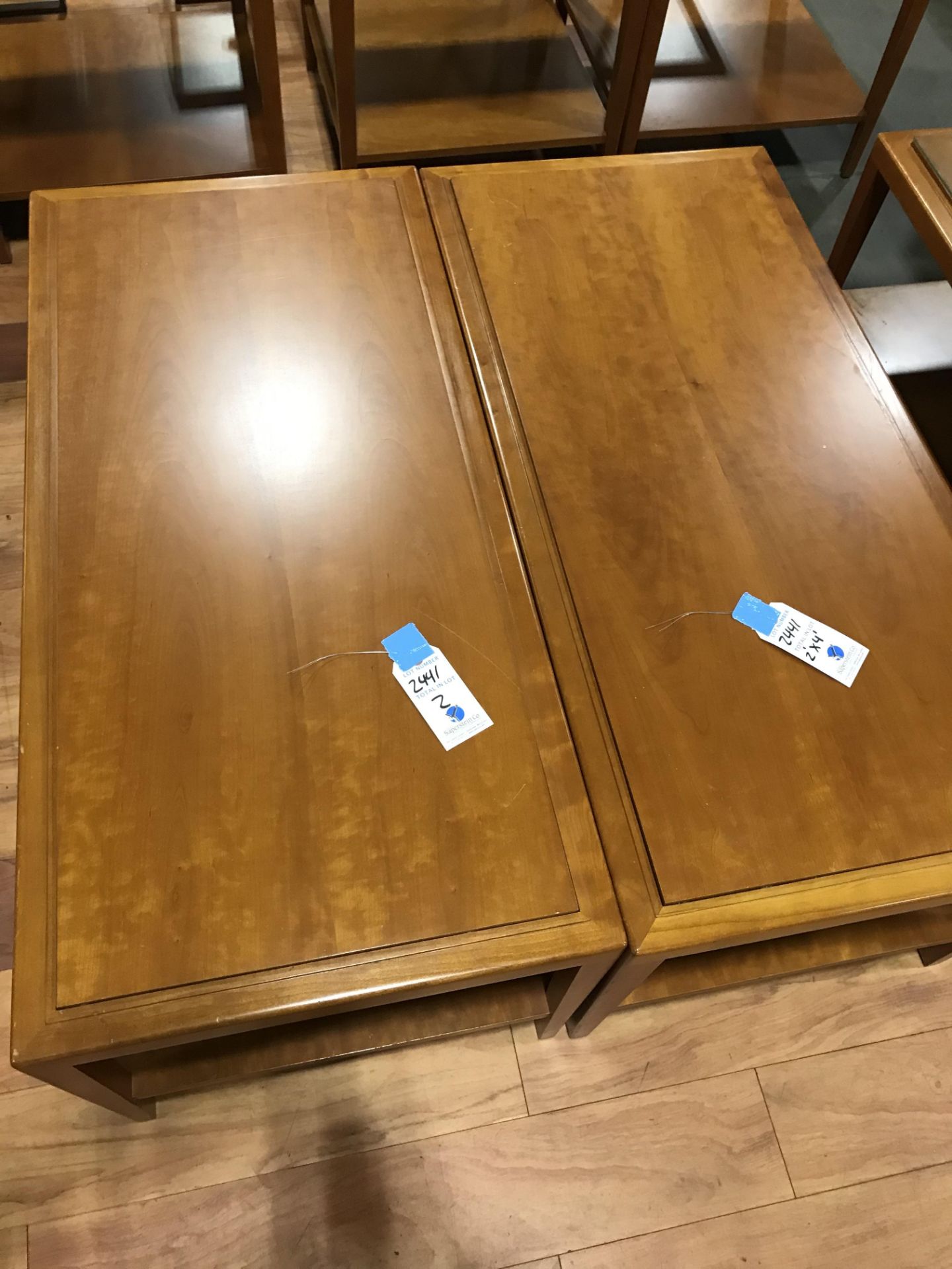(2) 4' x 2' Coffee Tables All Wood