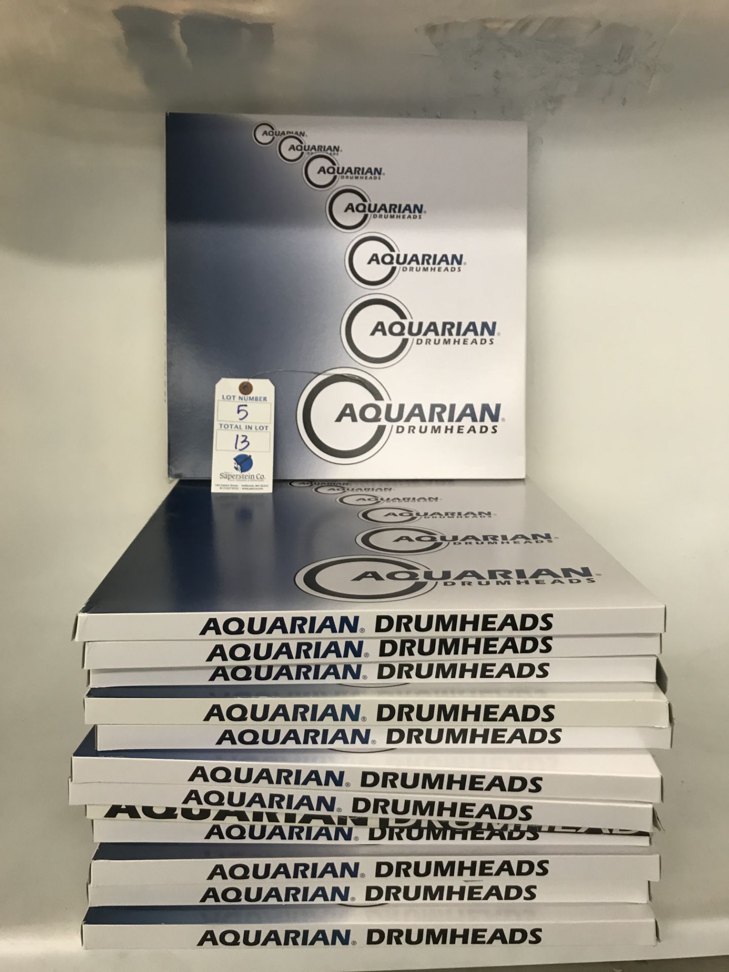 (13) Aquarian Drum Heads (See Pics for Models) (ALL NIB)