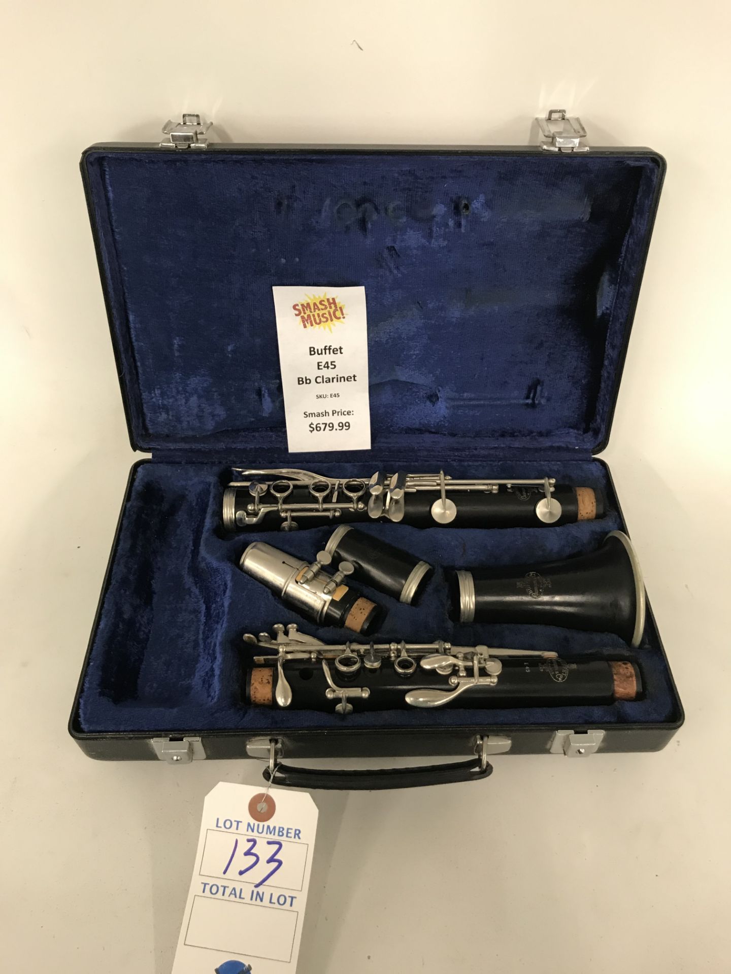 Buffet #E45 BB Clarinet w/Case (Retail: $680)