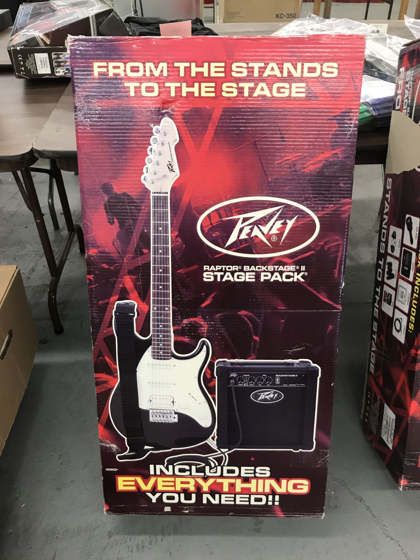 Peavey Raptor #120US Back Stage II Stage Pack Electric Guitar & Amp - 3 Color Options (NIB)