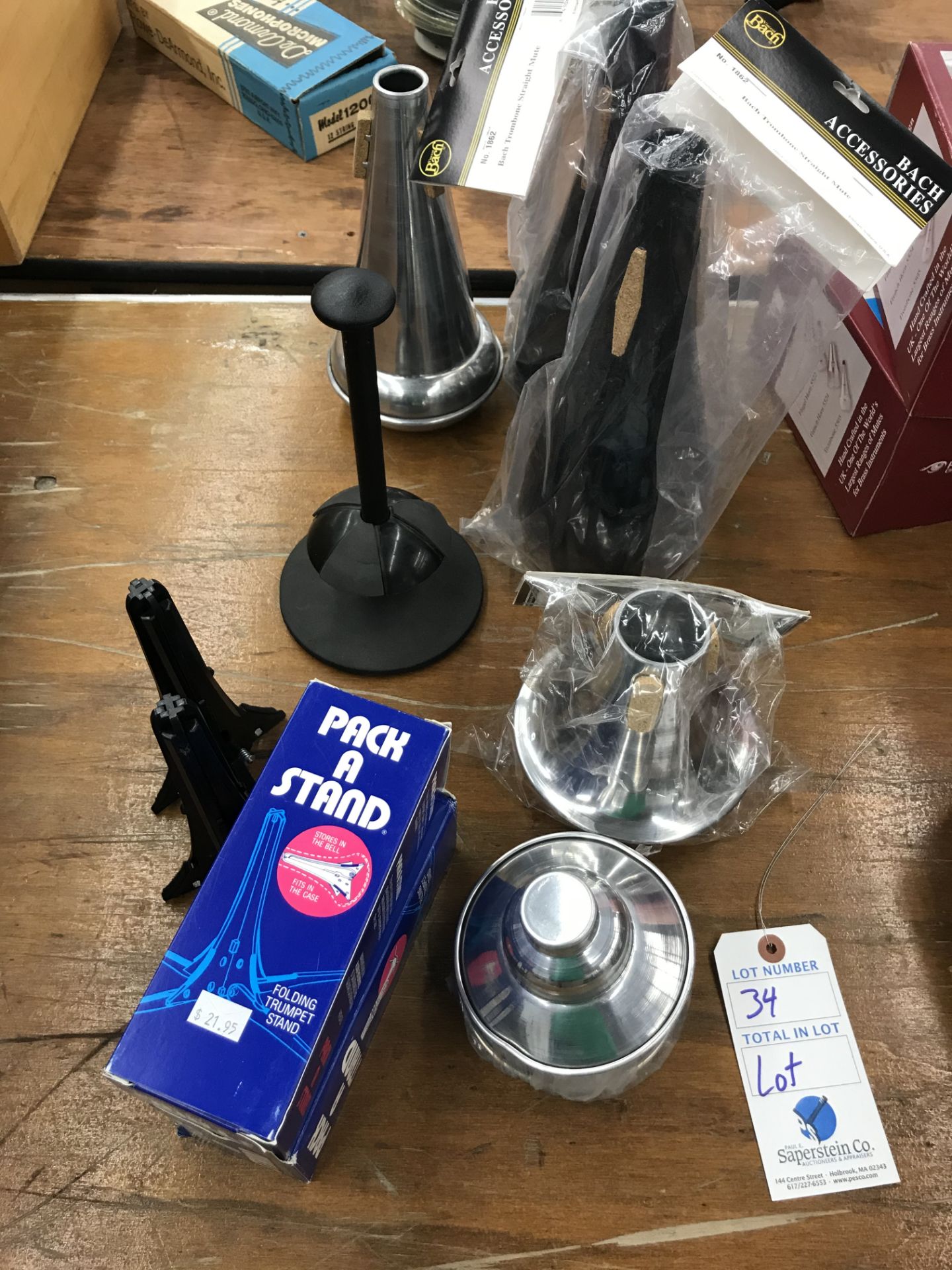 {LOT} Trumpet Stands & Trombone Mutes (NIB)